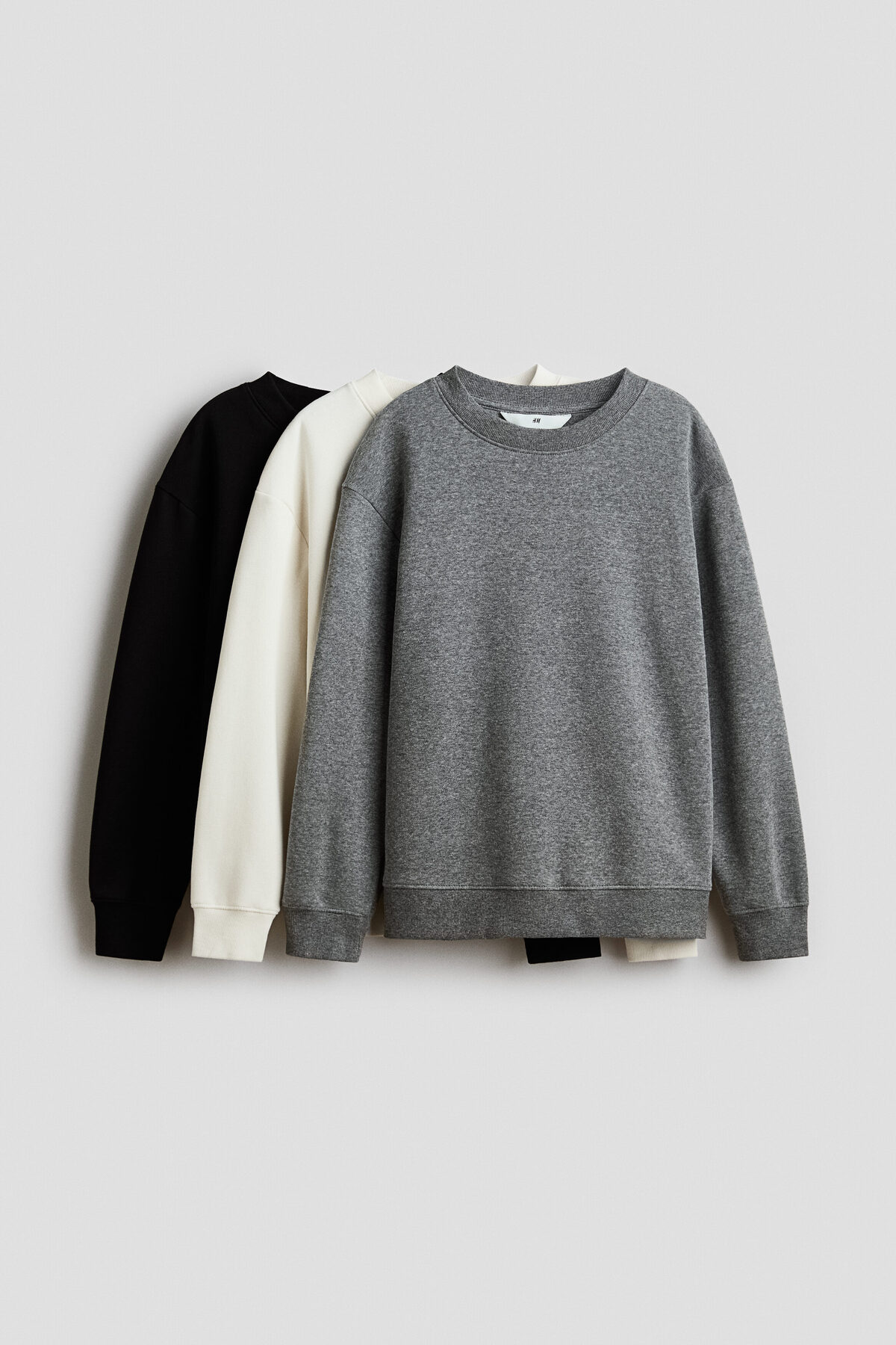 ست سویشرت سه تکه آستردار خزدار اچ اند ام سویشرت H&M