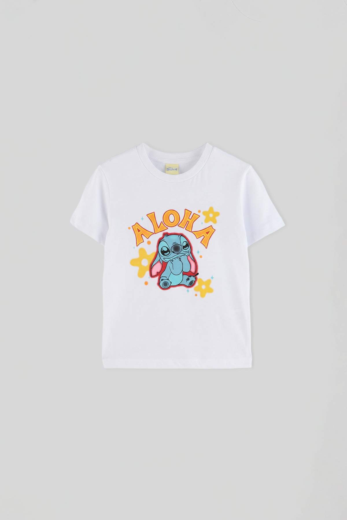 Trendyolmilla Kids Beyaz Baskılı Örme T-Shirt TKDSS26TS00047