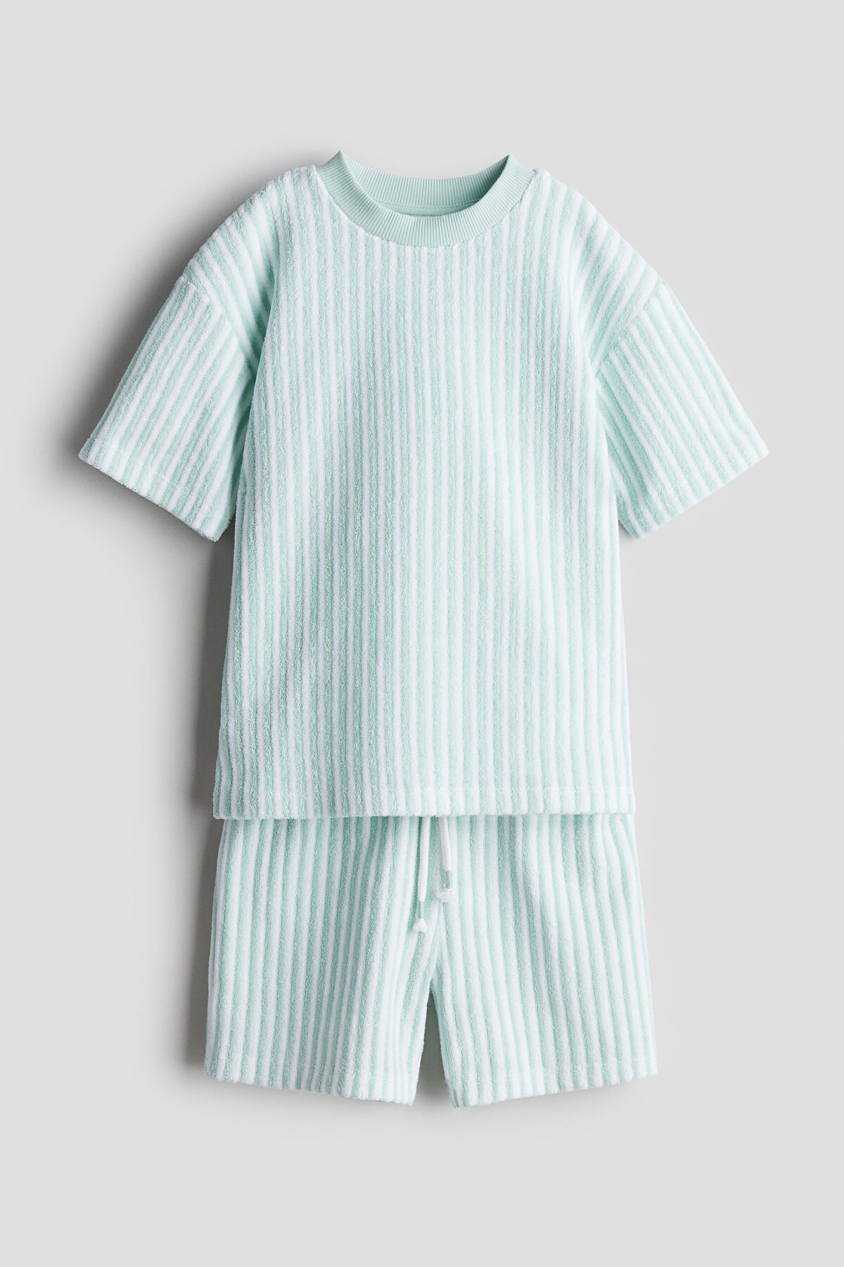 ست پارچه تری دو تکه اچ اند ام ست تی شرت و شلوارک H&M