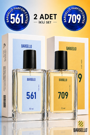 Bargello 561 Erkek Parfüm Fresh 50 ml Edp + 709 Erkek Parfüm Oriental Edp 50 ...