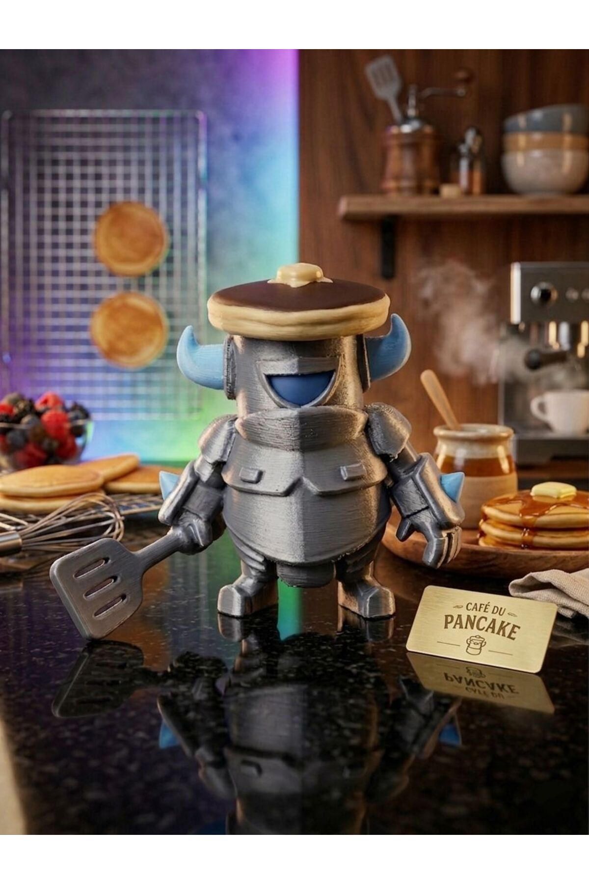 Mini Pekka フィギュア　クラロワ　Clash e Esir3D Clash Royale Pankekli Mini Pekka Figürü 7cm - Fiyatı, Yorumları