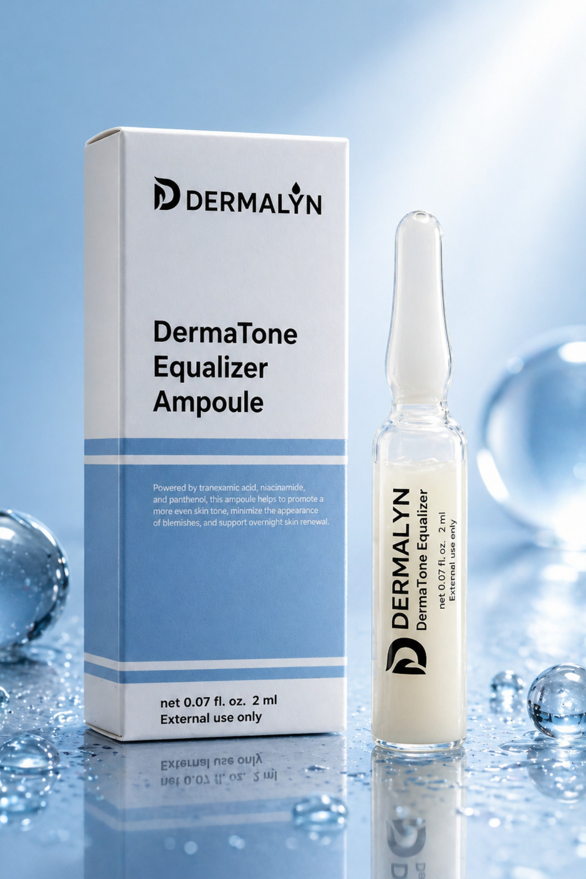 3 Adet Leke Karşıtı Melatonin & Traneksamik Asit İçeren Cilt Aydınlatıcı Ampul Serum Dermaroller — DERMATONE-3 — تصویر 3 از 7