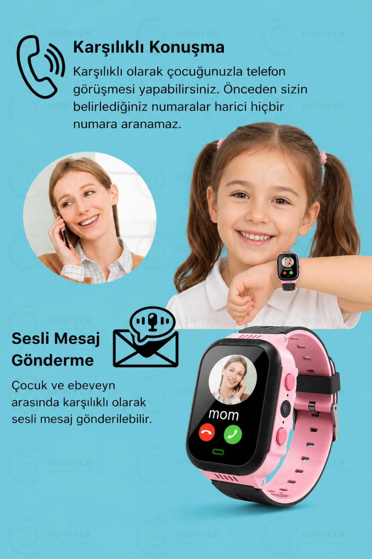 Yeni Nesil 2026 Model Karne Günü Hediyesi Özel Hediye Hediyelik Unisex Çocuk Akıllı Kol Saati Yeşil