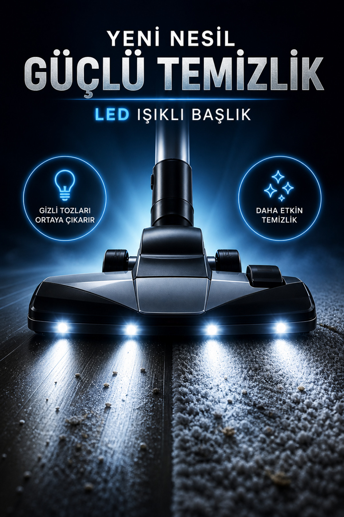 سری جدید جاروبرقی بدون کیسه پاور پرو مکس با قدرت 900 وات و چراغ LED