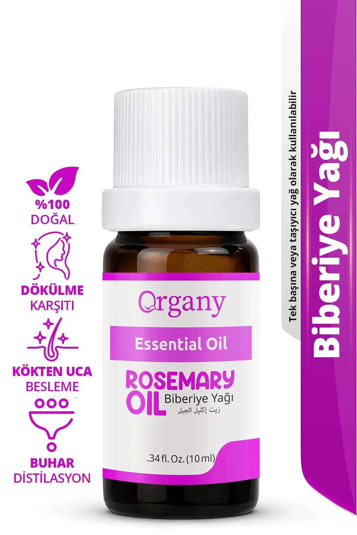 Saç Köklerini Besleyici Biberiye Yağı %100 Doğal Saç Derisi Bakım Yağı Rosemary Essential Oil 10 ml — OGEY10TOO