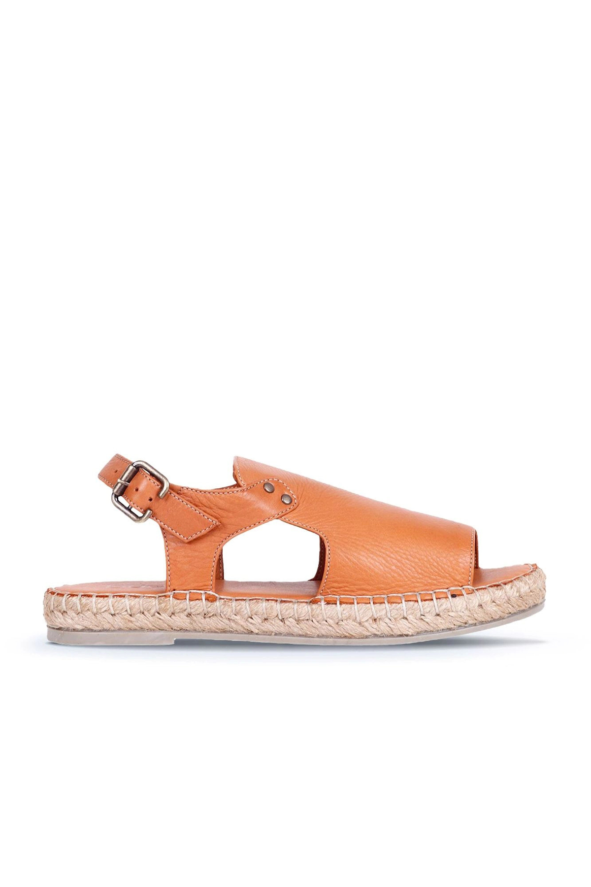 Tan Leather Women's Espadrilles Sandals 01wq1125