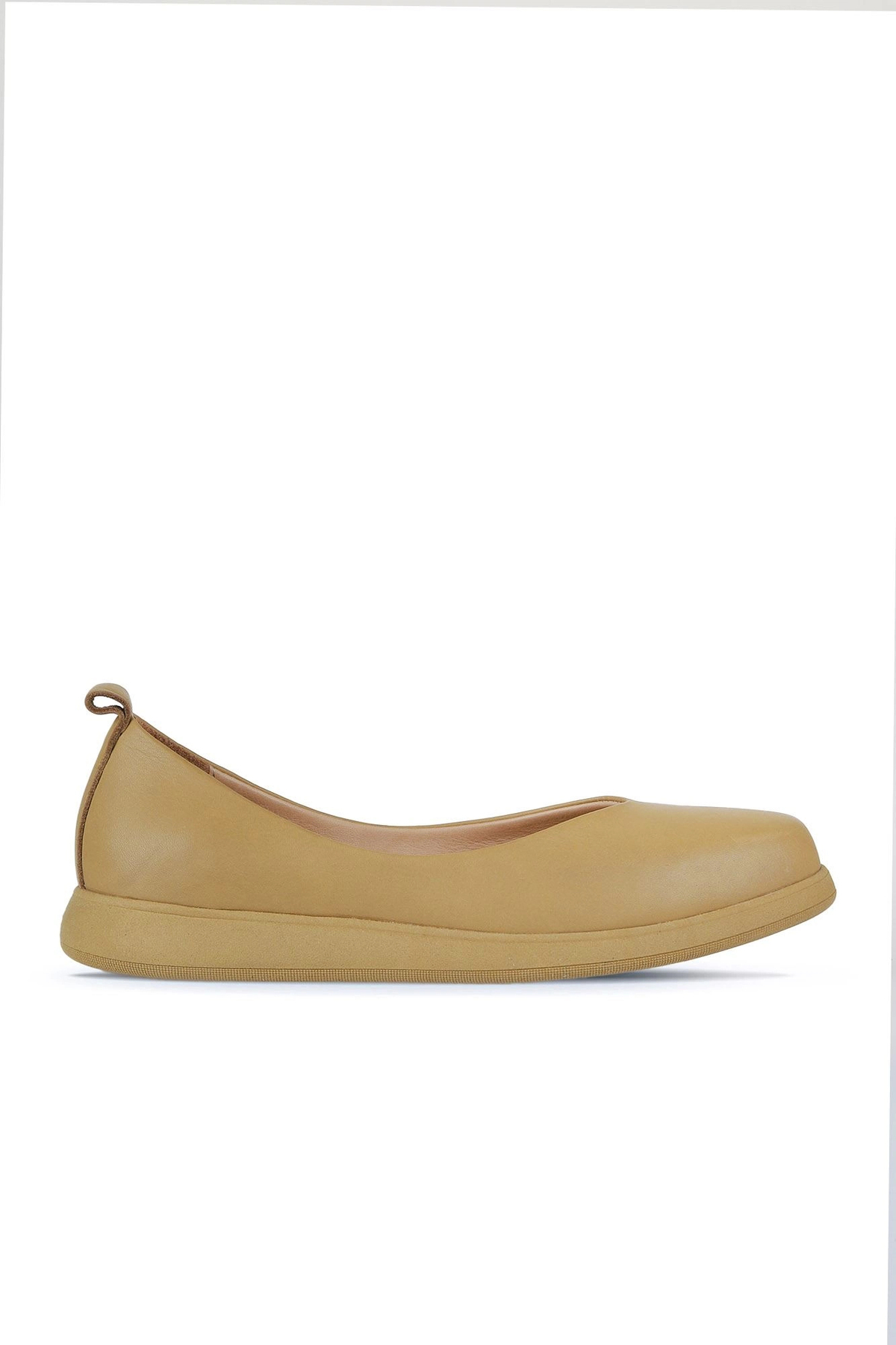 Cinnamon Leather Women's Flat Flat Flats 01wz3104
