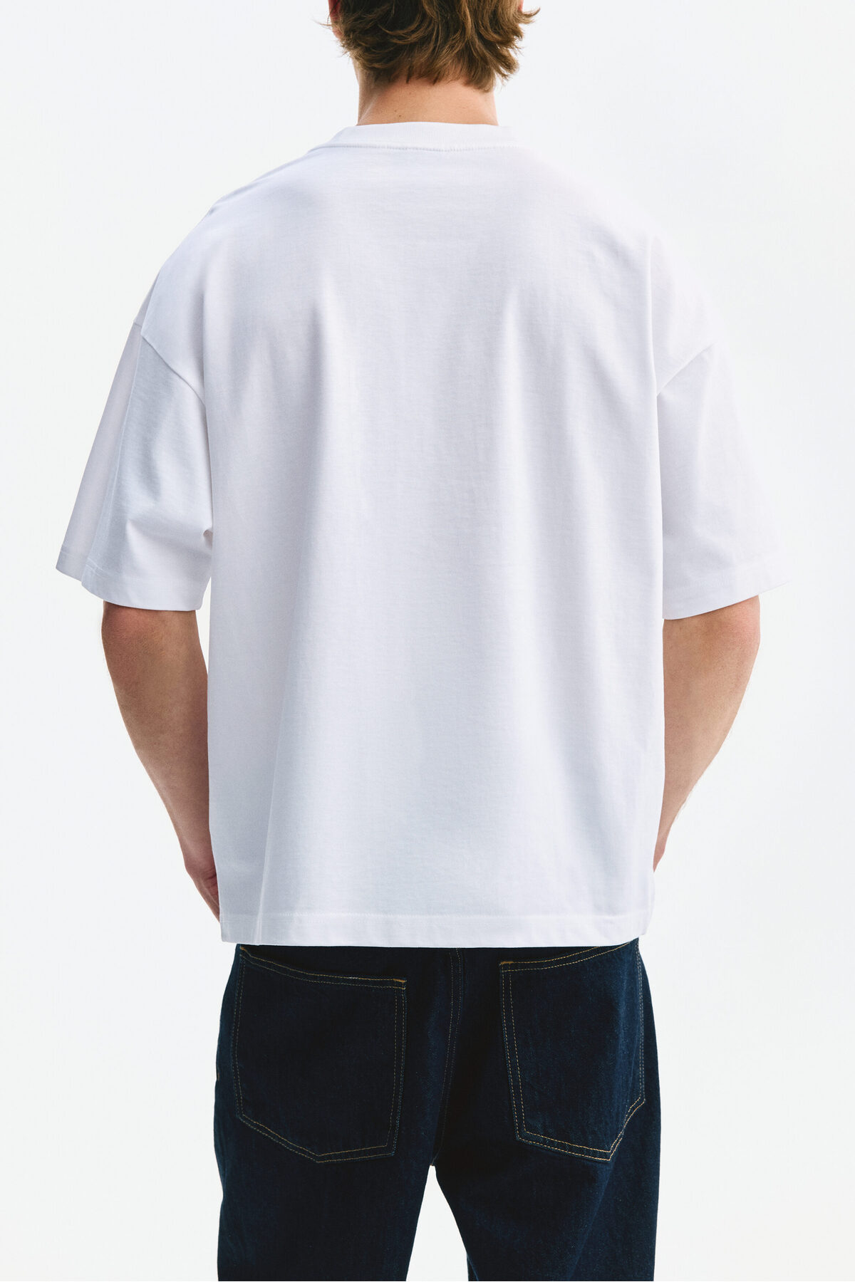 H&M Pamuklu Tişört Oversized Fit görsel 8