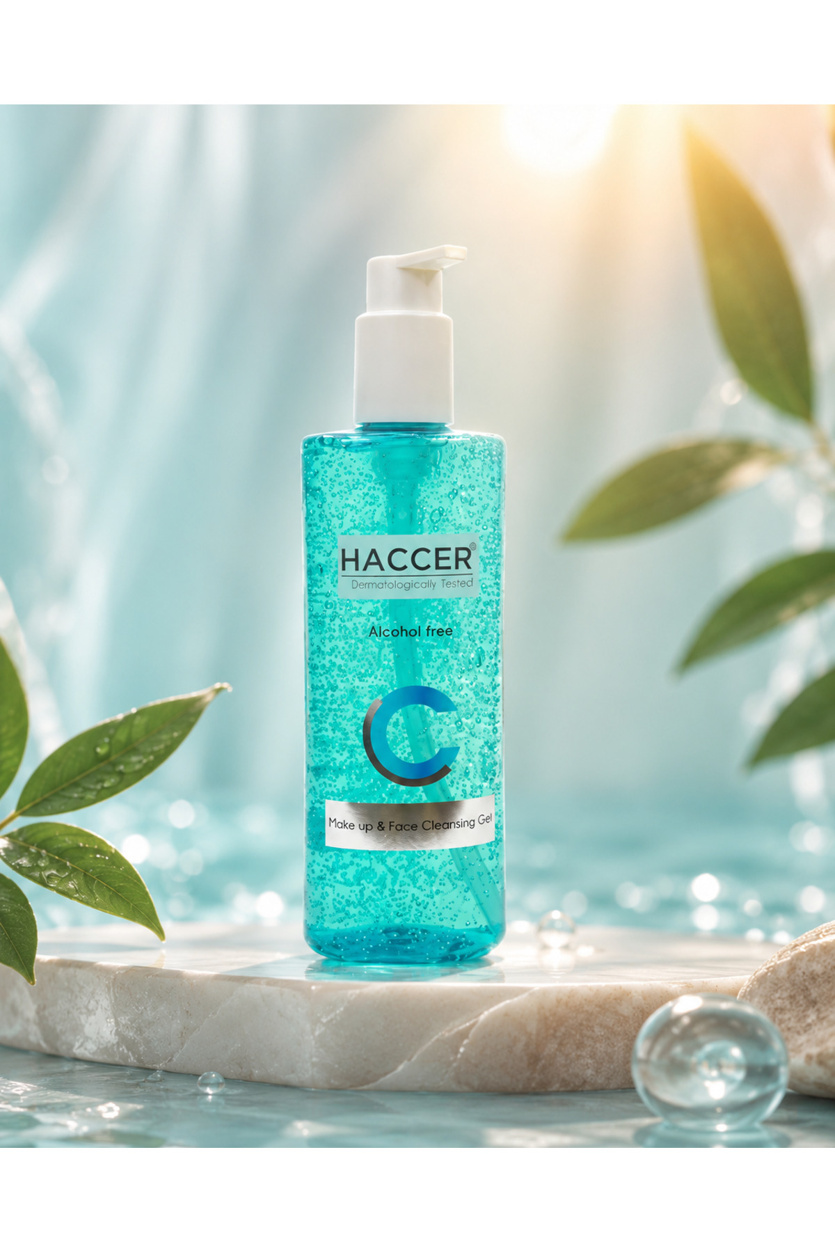 Doğal Yüz Ve Makyaj Temizleme Jeli, Yüz Yıkama Jeli 300 ml Alkolsüz — HFMG001 — تصویر 3 از 8