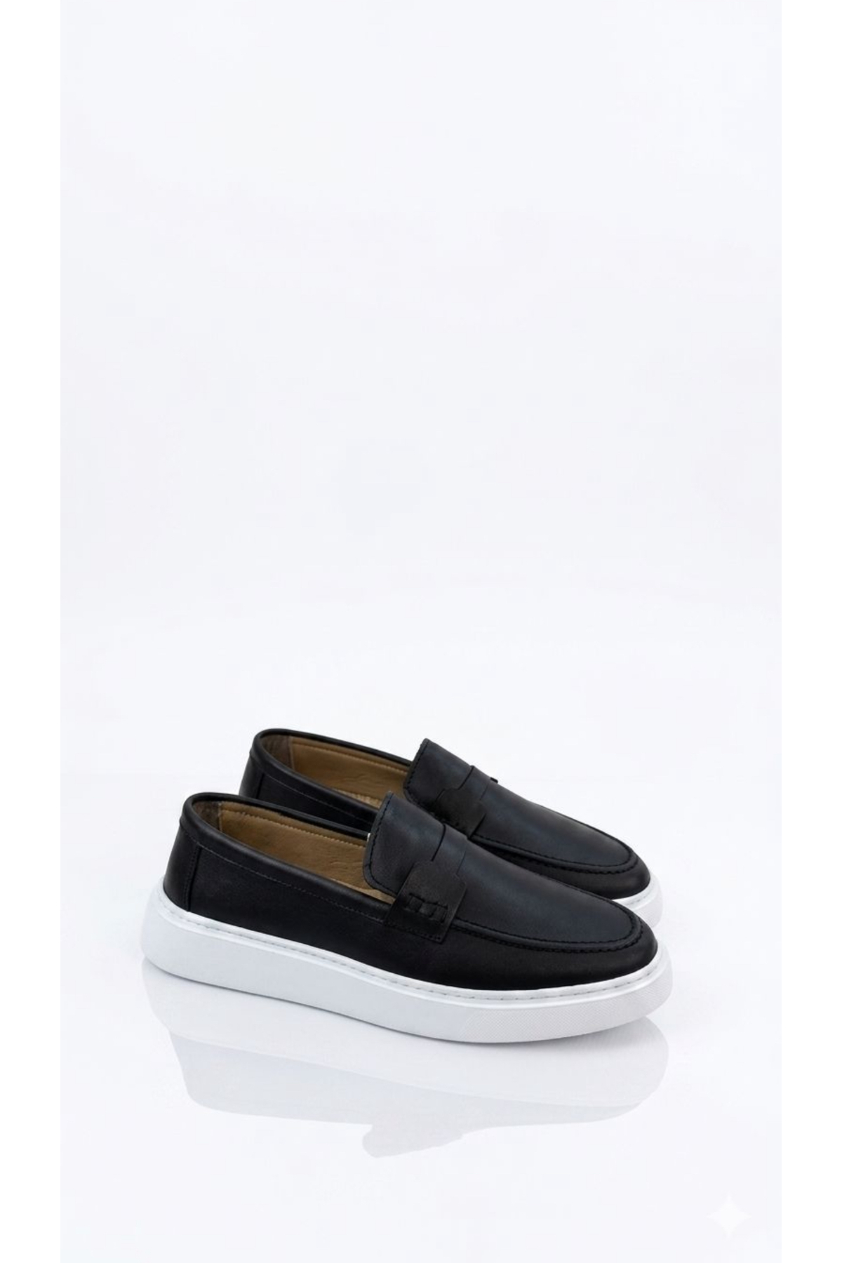 Milano Saphir LOAFER AYAKKABI HAKİKİ DERİ CİLT DİKİŞ DETAYLI EVA TABAN görsel 6