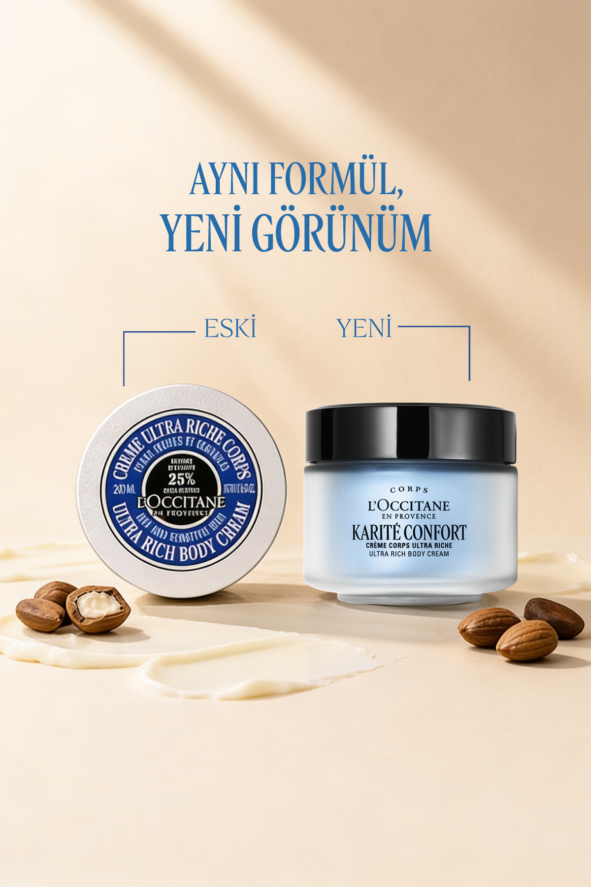Shea Yoğun Nemlendirici Vücut Kremi, Kuru ve Çok Kuru Ciltler için, %25 Shea Yağı İçeren, 200 ml — 01CC200K26 — تصویر 6 از 8