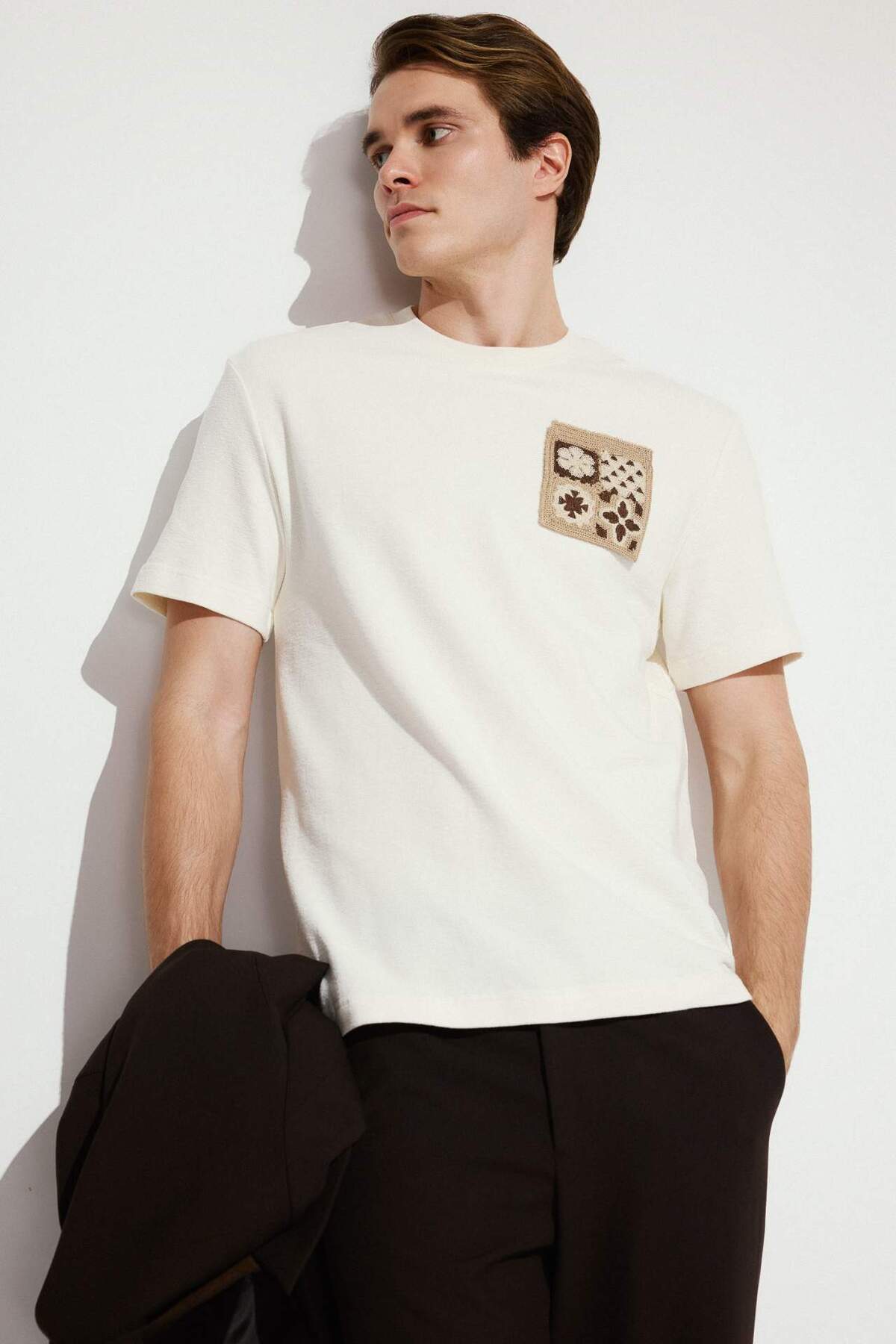 Defacto 100% Cotton Regular Fit Crew Neck Short Sleeve T-Shirt E2252Ax25Sm