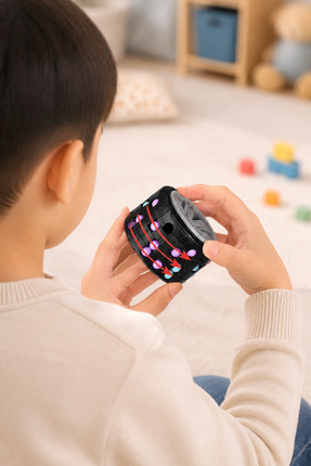BBSKY Stres Çarkı , Zeka Küpü , Labirent Puzzle , Eğitici Parmak Oyuncağı