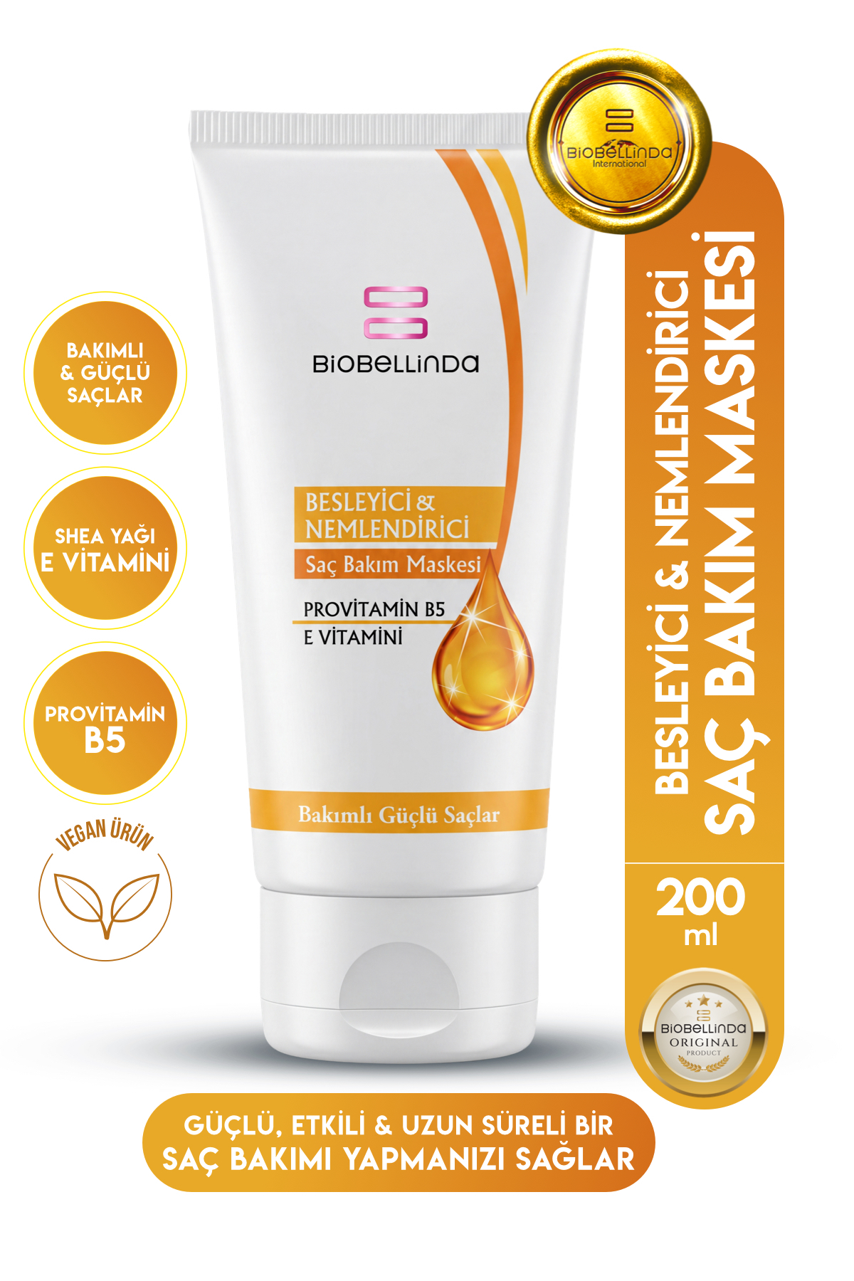 BioBellinda Doğal Biobelinda Besleyici Ve Nemlendirici Saç Bakım Maskesi 200 ml — PRA-1183892-1713