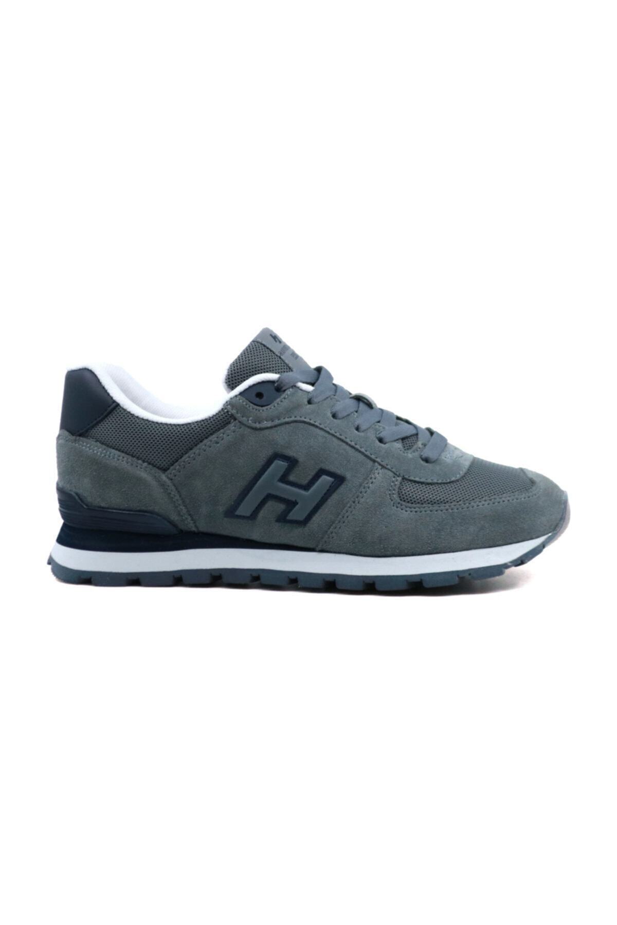 Hammer Jack Gri Peru Büyük Numara (46-47-48) Erkek Kadın Unisex Sneaker Günlük Spor Ayakkabı görsel 6