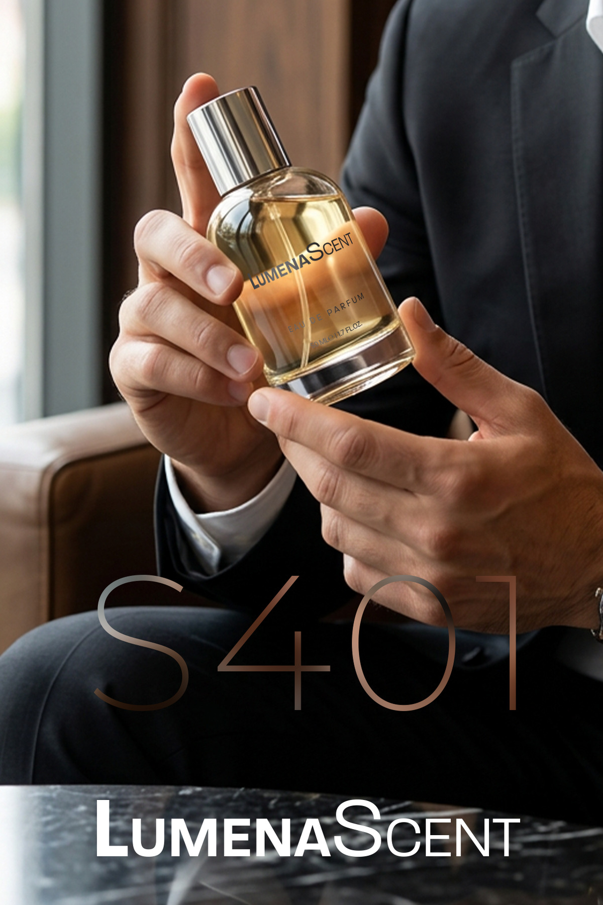 عطر مردانه S401 وودی ادو پرفیوم 50 میلی لیتر