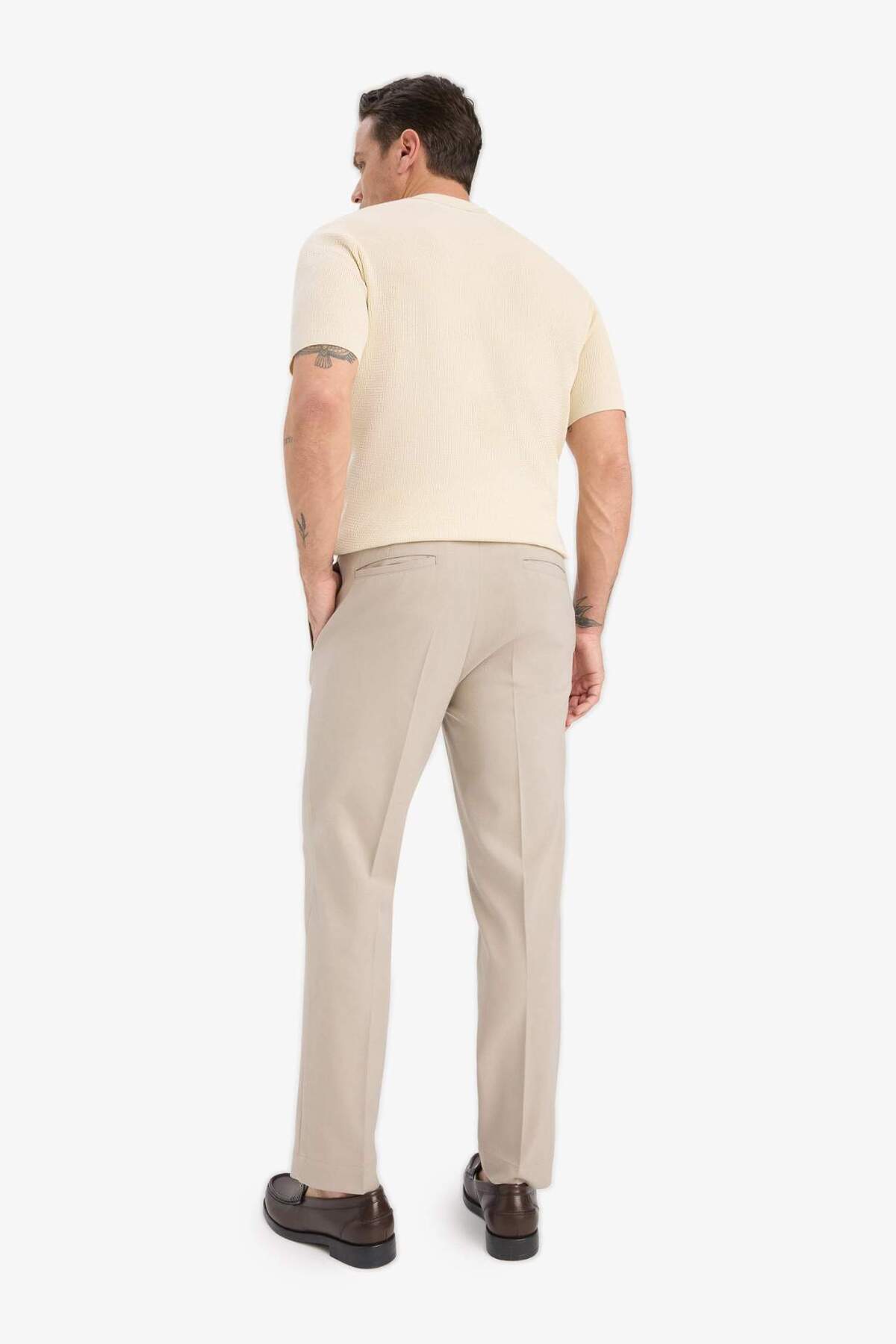 Beli Bağcıklı Lastikli Cepli Jogger Fit Her Yöne Esneyen Yumuşak Tuşe Pantolon A9943AX25AU — خاکستری A9943AX25AUGR302-218052 — تصویر 5 از 5