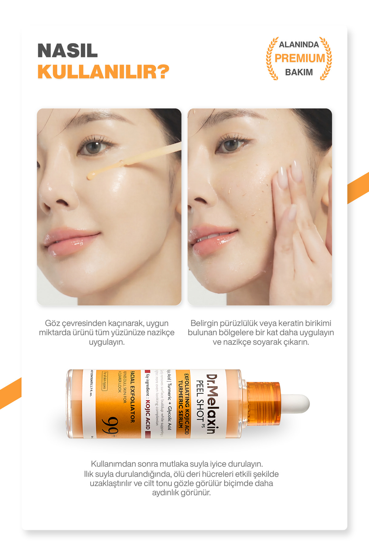 Kojik Asit İçerikli – Arındırıcı Aydınlatıcı Bakım Serumu 80 ml — 8809886482946 — تصویر 7 از 7