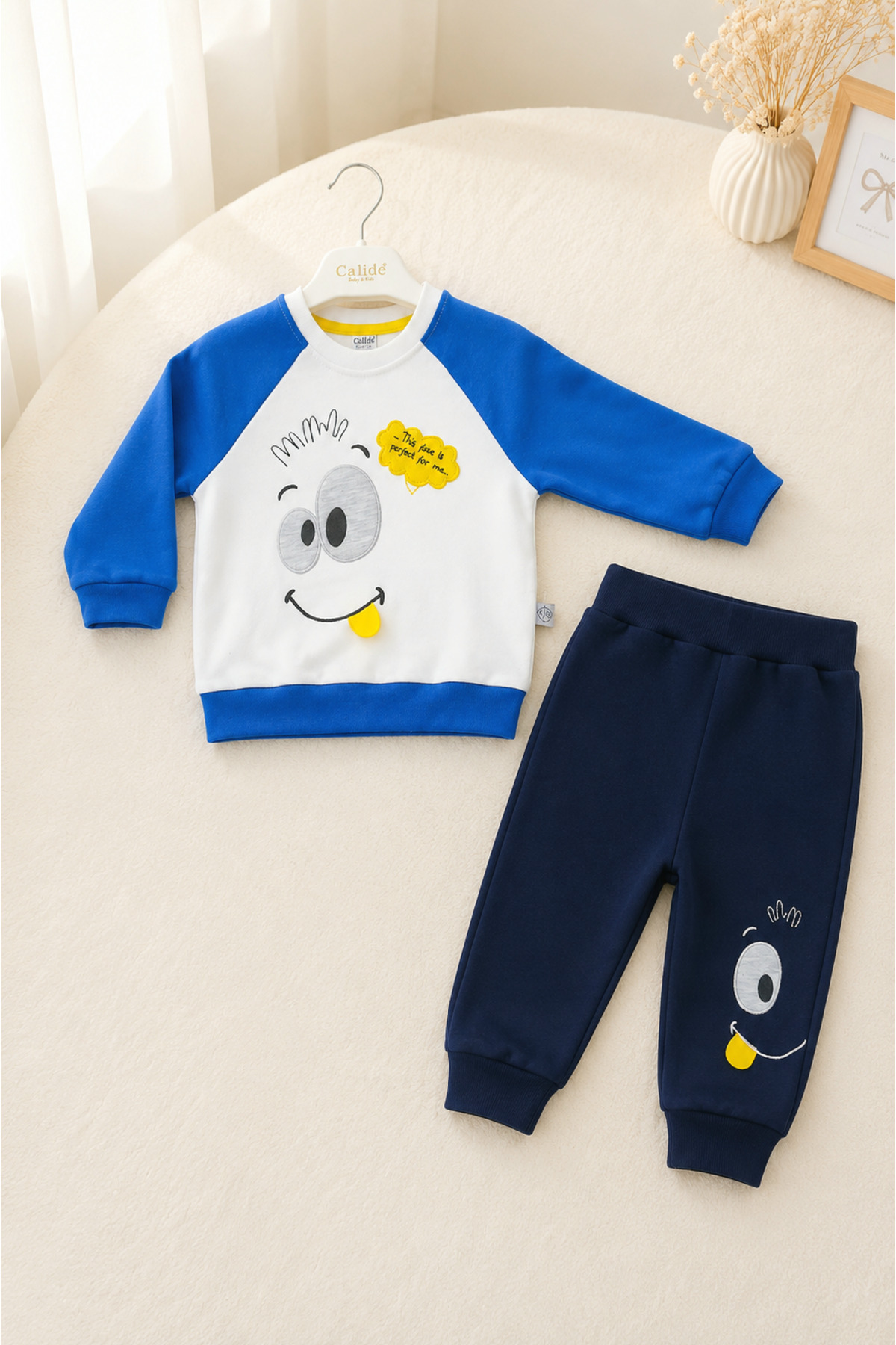 Baby Boy/Babe Face 2 Piece Set / Holiday Holder