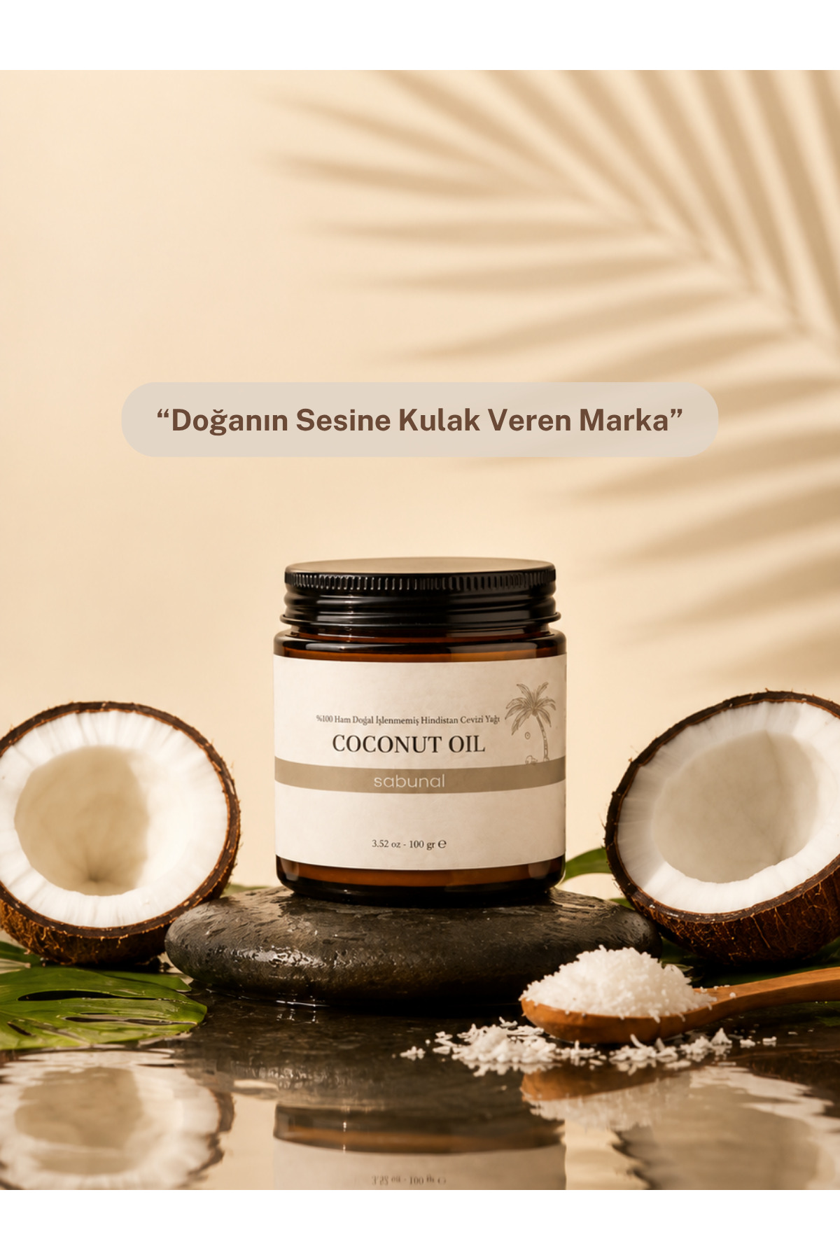 Hindistan Cevizi Yağı - Soğuk Sıkım Ham Işlenmemiş Raw Virgin Coconut Oil 100 gr — S24COCO03 — تصویر 8 از 8