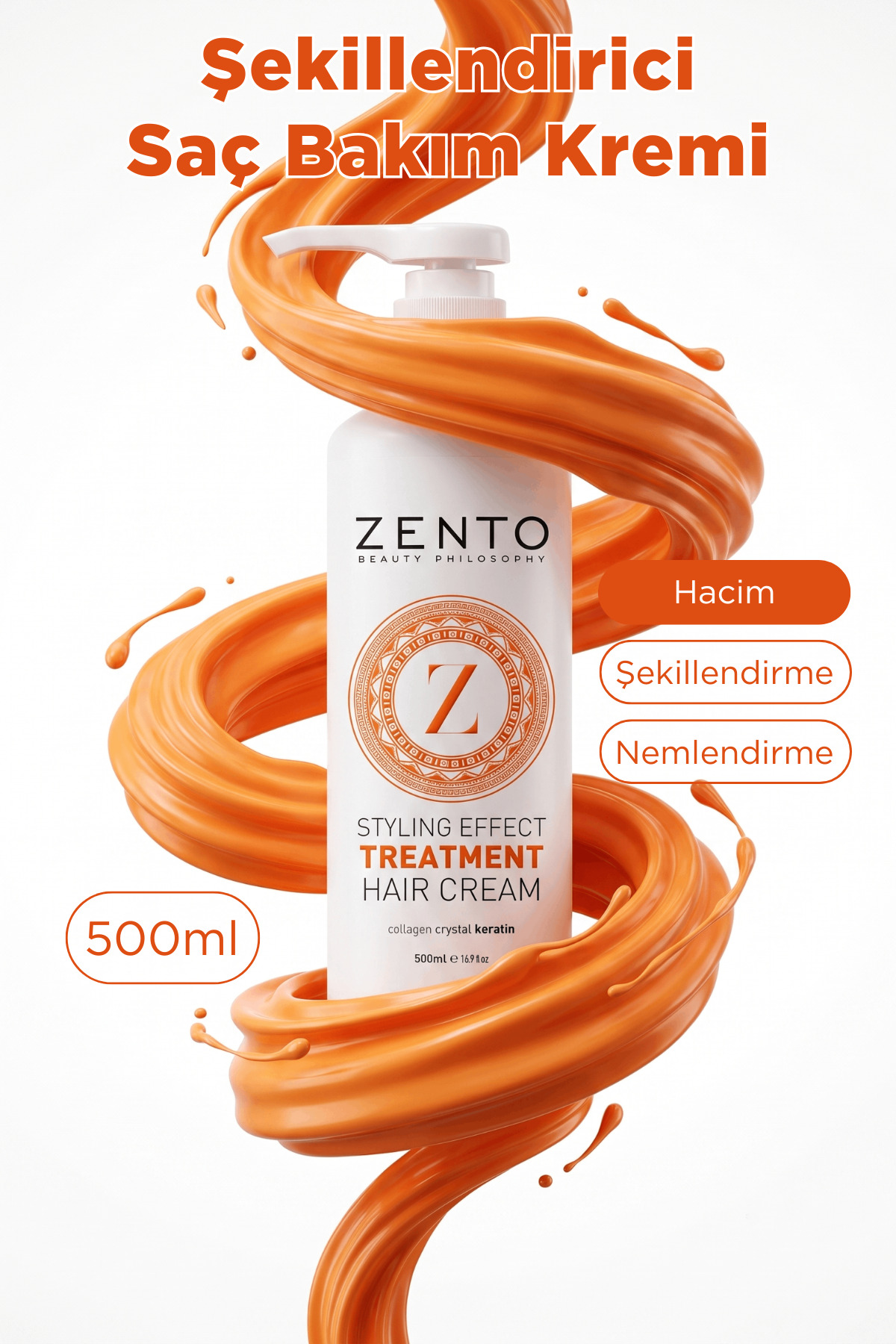 ZENTO Beauty Phılosophy Stylıng Effect Treatment Haır Cream P9 500