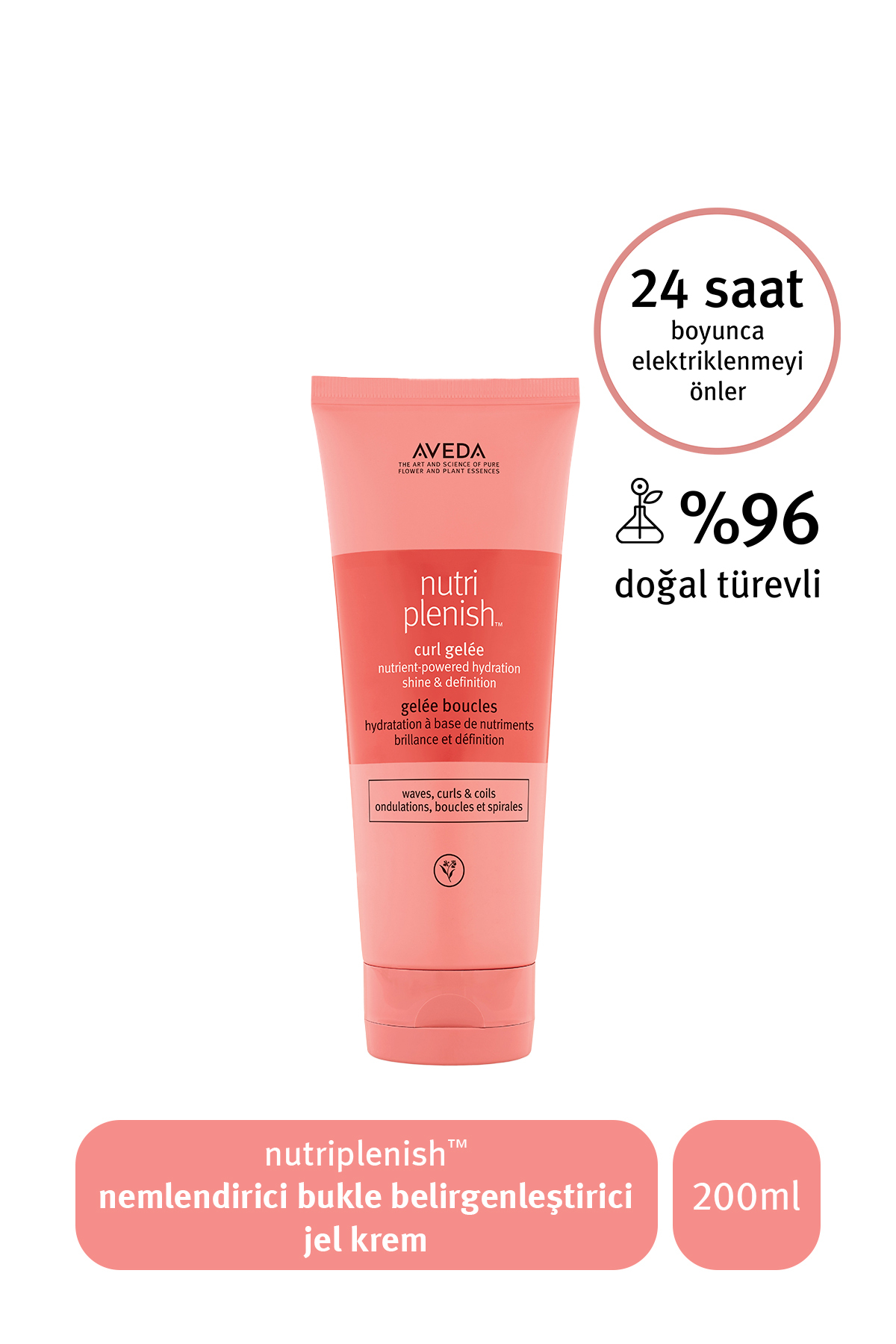 Aveda Nutriplenish Bukle Belirginleştirici Nemlendirici Jel Krem 200ml 18084031070 — vgn8