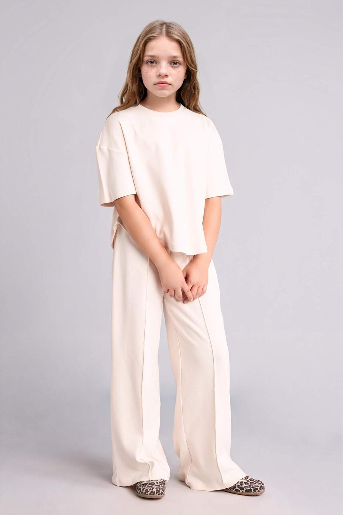 Defacto 100% Cotton Regular Fit 2-Piece Set for Girls I0592A826Au