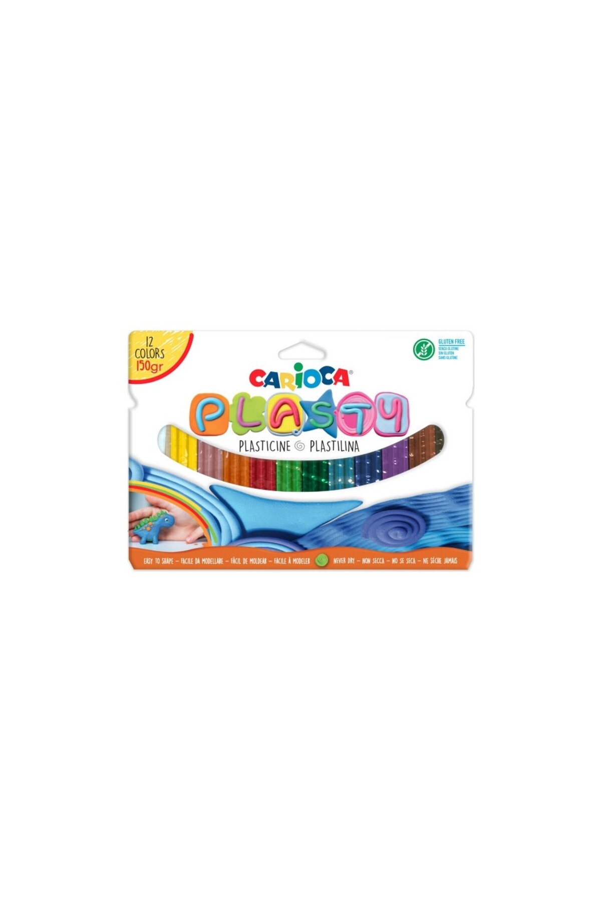 carioca Plasty Kurumayan Oyun Hamuru 150 Gr. 12 Renk