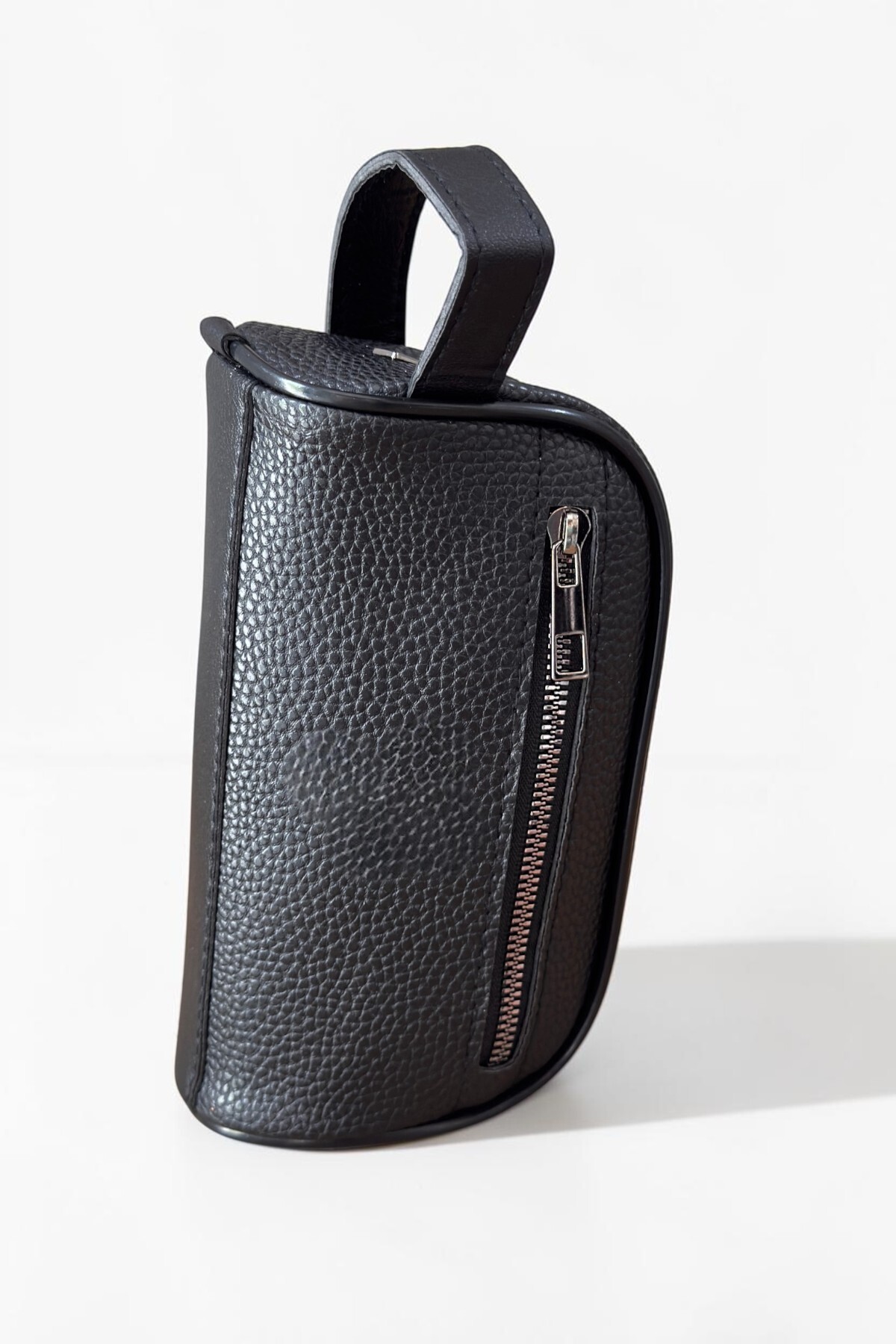 Classbag Erkek Siyah Renk Suni Deri İki Gözlü Portföy Traşlık El Çantası görsel 5