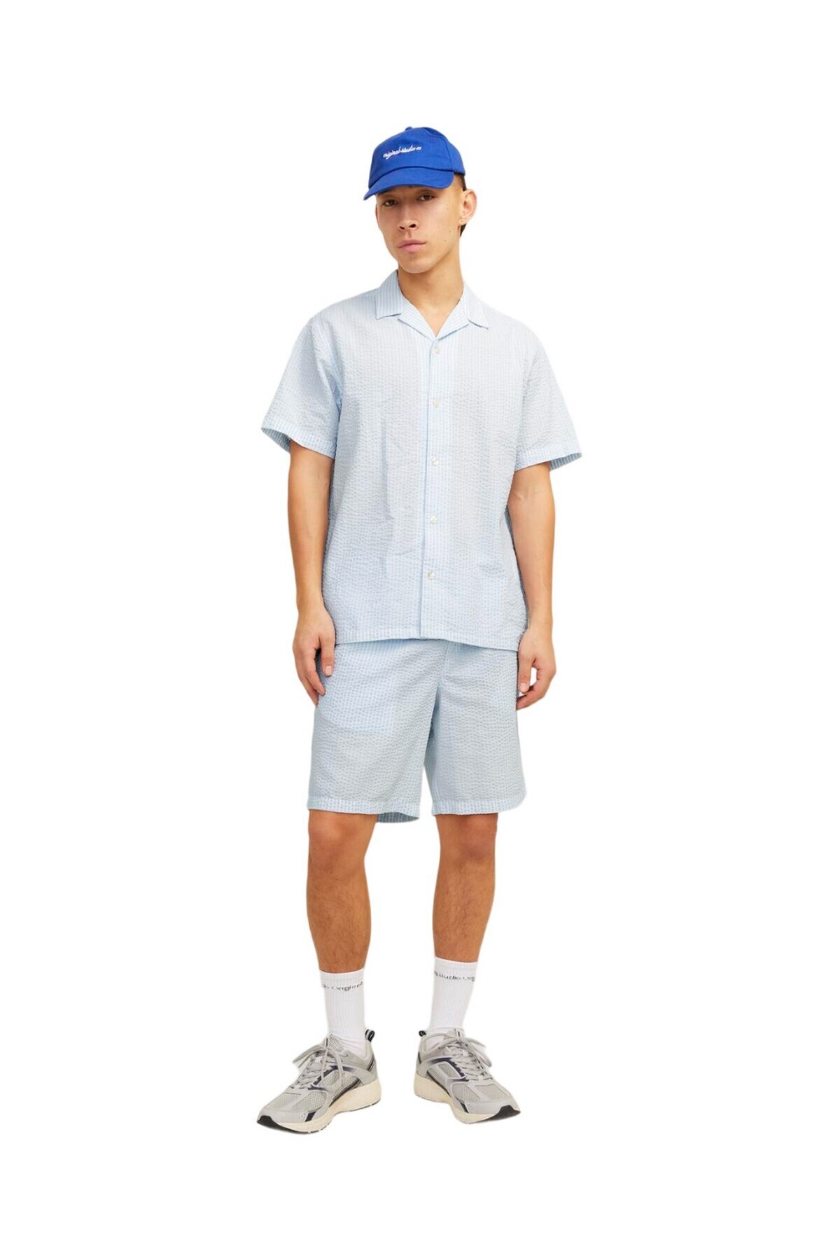 پیراهن مردانه راه راه آستین کوتاه جک اند جونز - مینیمالیستی جک اند جونز پیراهن Jack & Jones