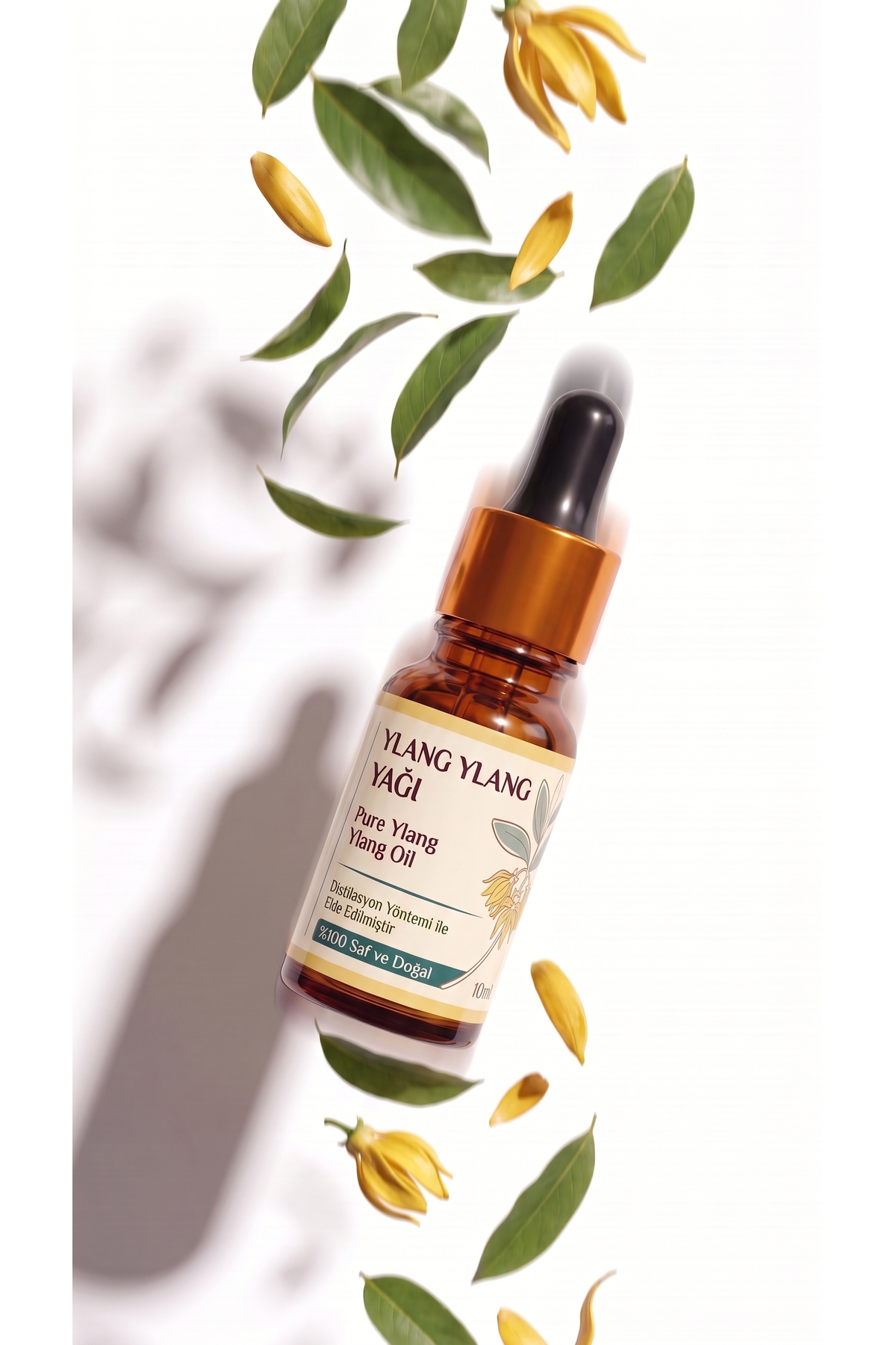 Ylang Ylang Uçucu Yağı 10 ml / %100 Saf Ve Doğal — A1-Ylang-yag-10 — تصویر 6 از 8