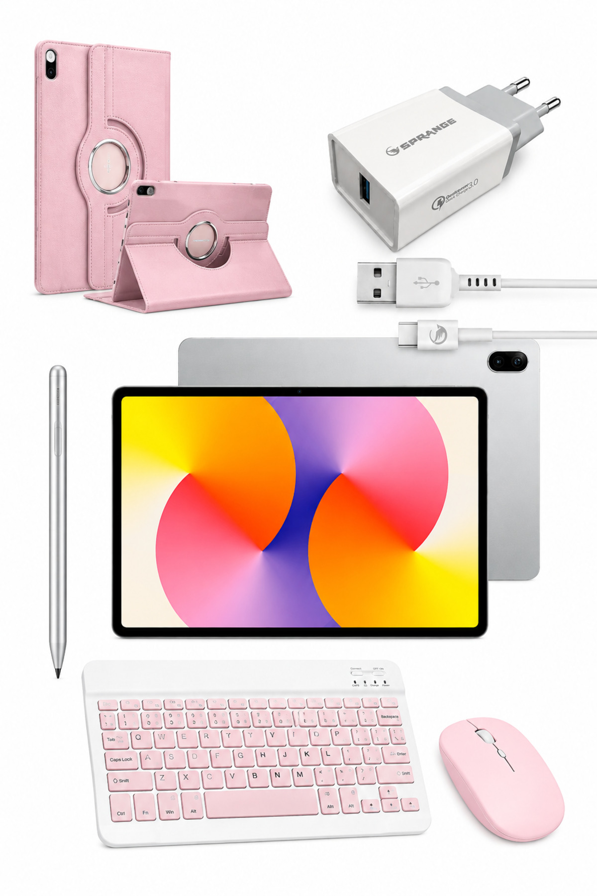 Huawei Matepad SE 1.7Ghz 8 GB 128 GB 11inch- Emuı Tablet+KALEM+KILIF+KLAVYE +ŞARJ ADAPDÖRÜ