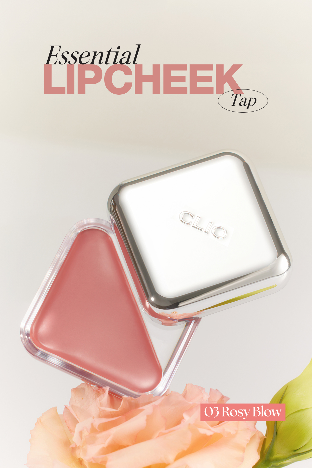 CLIO 0 بالم لب و گونه براق رنگی اسنشال رژ لب گونه (03 Rosy Blow) — صورتی 111610