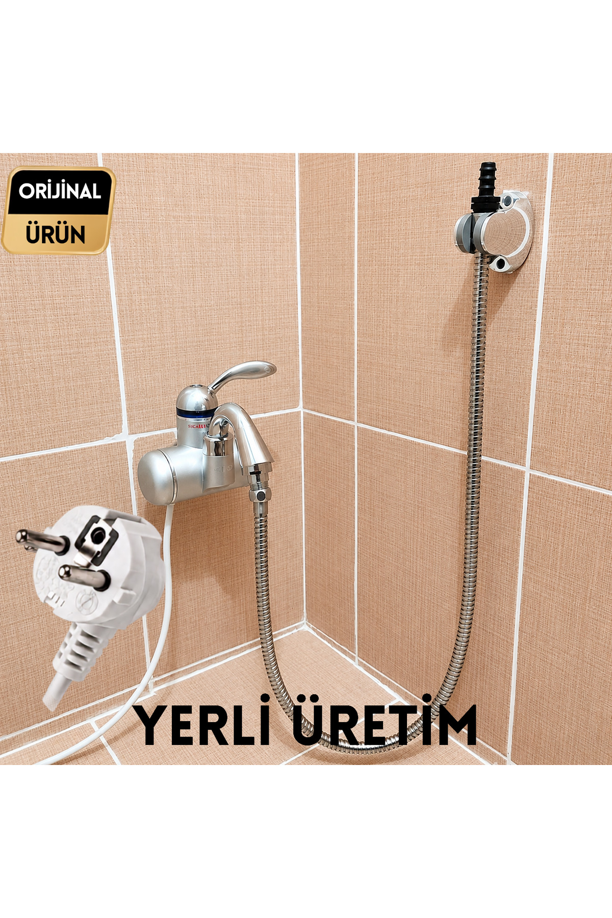 Sıcak Musluk Elektrikli Taharet Ani Su Isıtıcılı Musluk