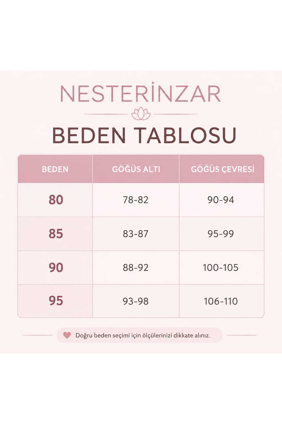 nesterinzar Kadın Lotus (DOLGUSUZ) Telsiz Toparlayıcı 3'lü Sütyen Takımı görsel 4
