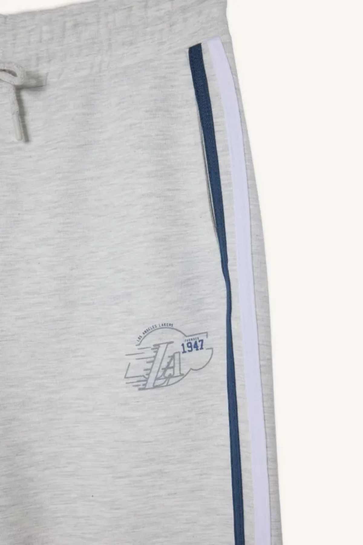DeFacto NBA Los Angeles Lakers Standart Fit Skuba Dalgıç Kumaş Jogger F6978AX26SP görsel 6
