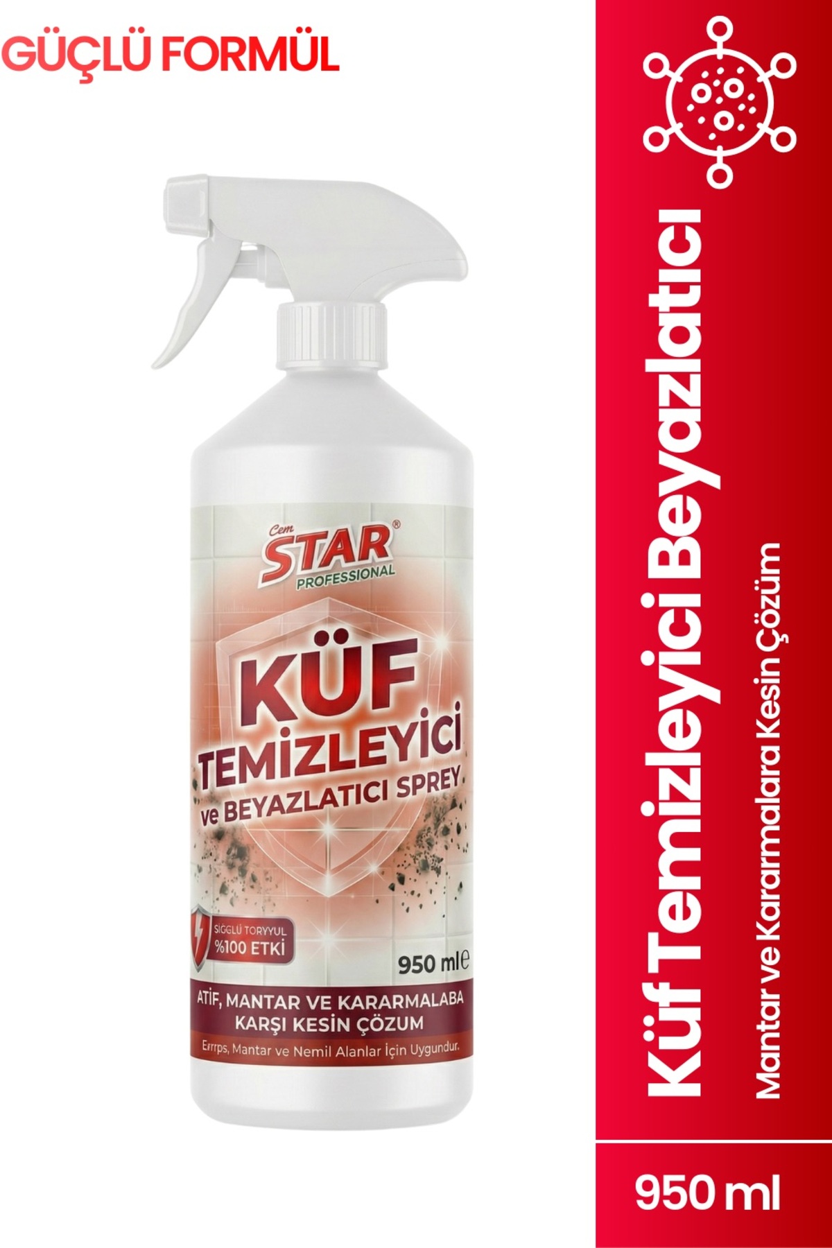 CanStar Küf Temizleyici ve Beyazlatıcı Sprey 950 ML - Fiyatı, Yorumları
