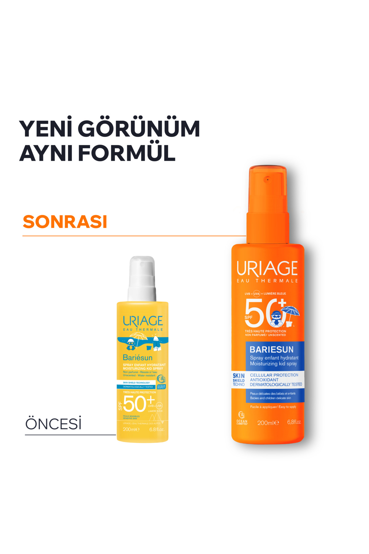 اسپری ضد آفتاب صورت و بدن کودکان BARIESUN SPF50+ بدون عطر، ۲۰۰ میلی‌لیتر — UR 65242843 — تصویر 7 از 7