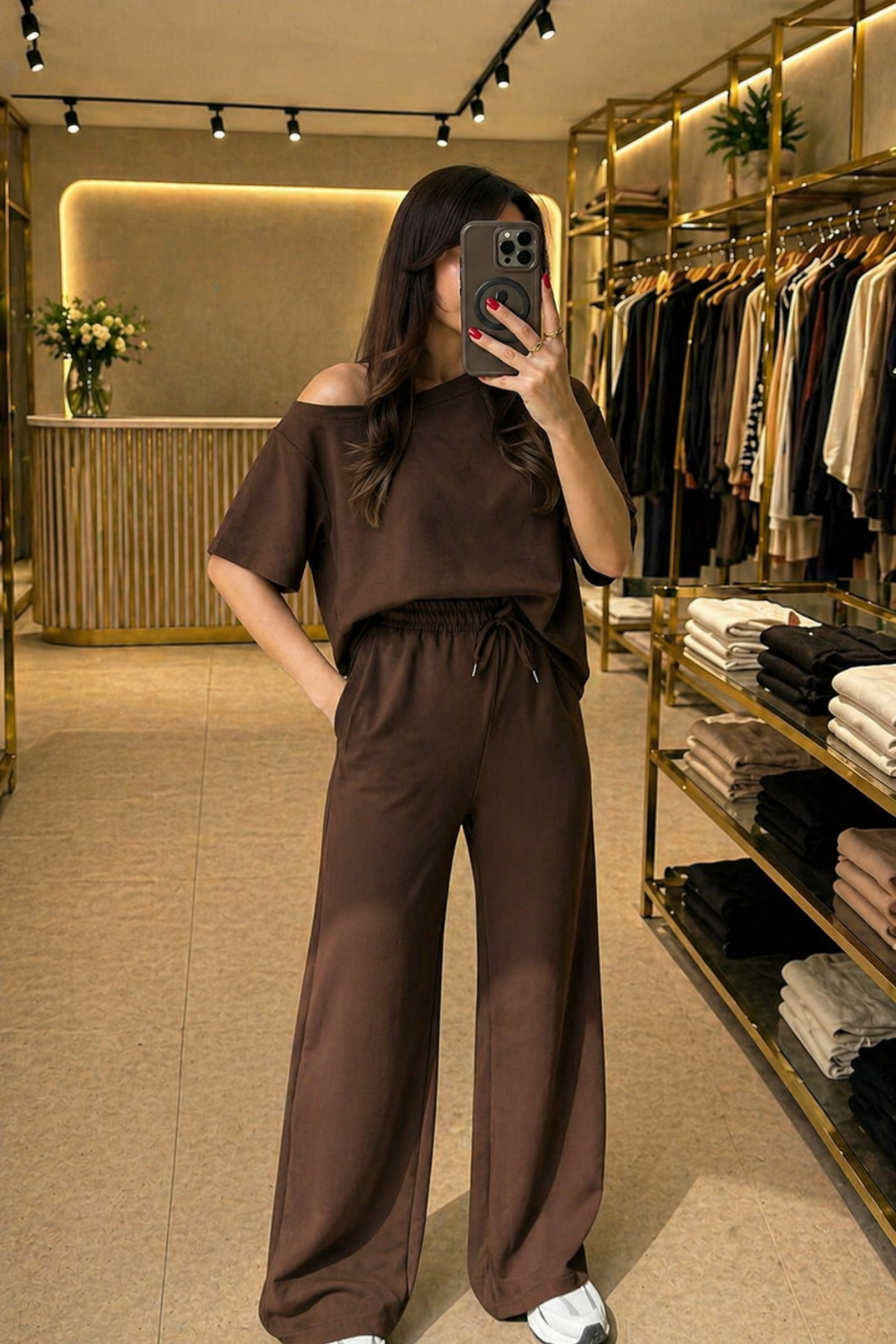 Women's Oversize Shabby Suit One Shoulder Detailed Comfortable Cut Daily Combination