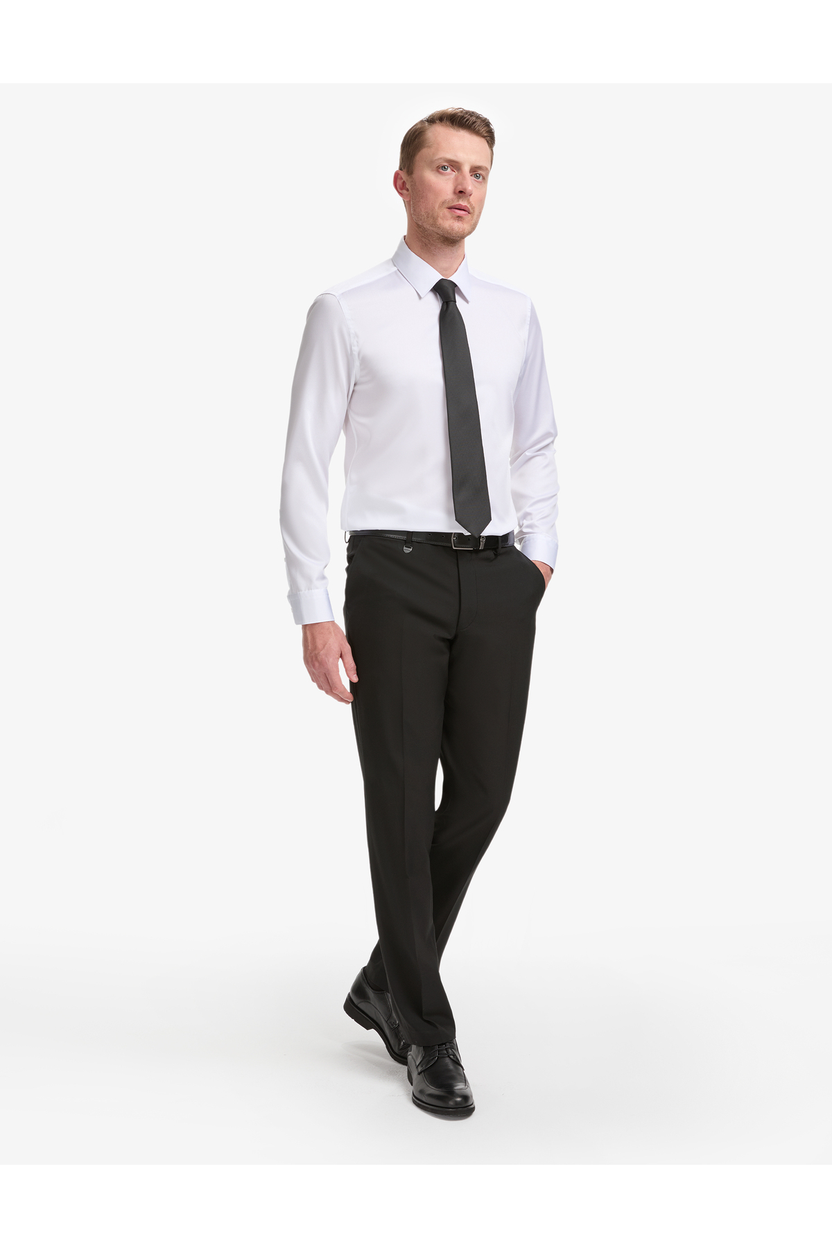 Pierre Cardin Siyah Slim Fit Kumaş Pantolon 50325156-VR046 görsel 4