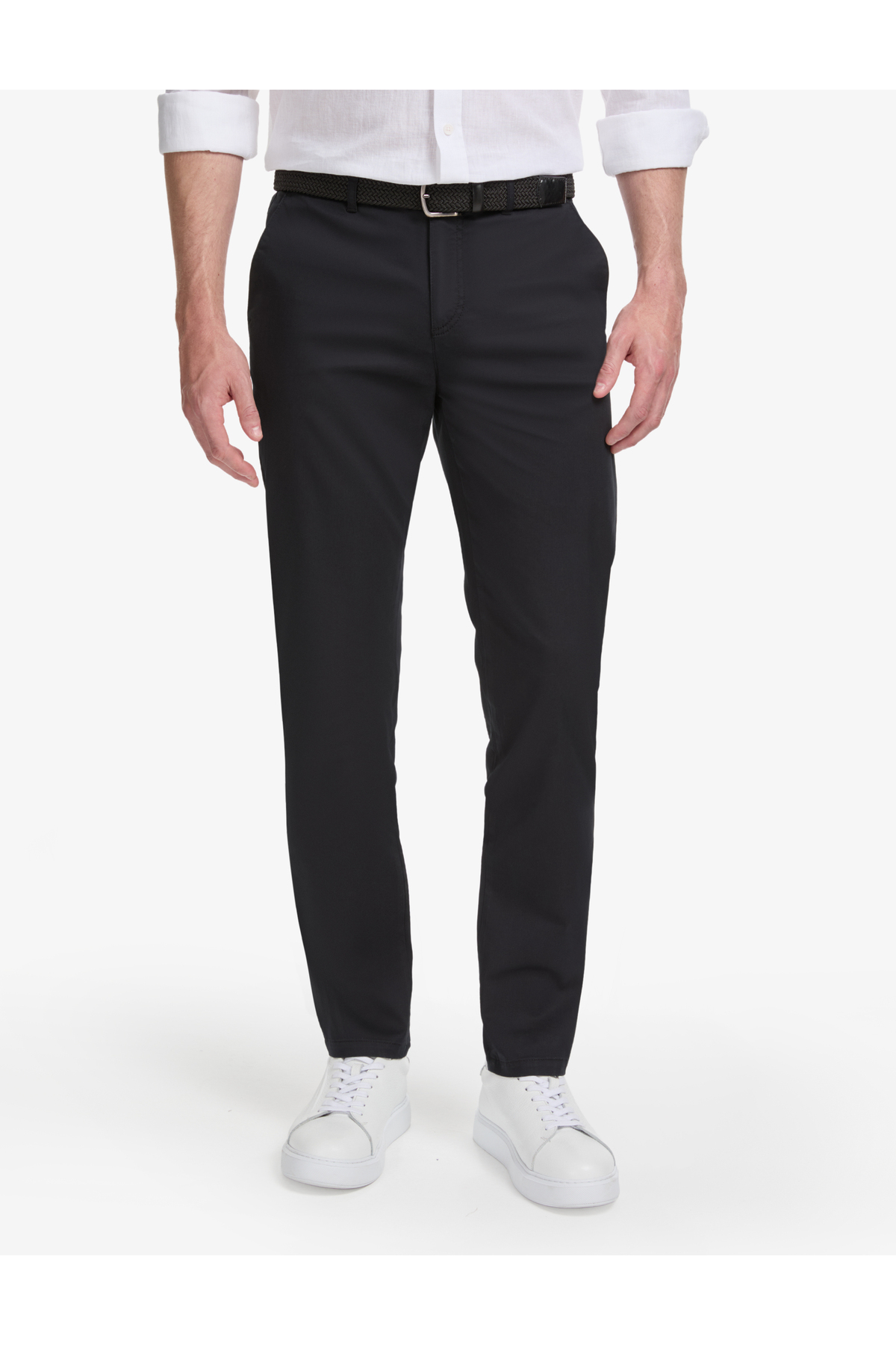 Pierre Cardin Siyah Slim Fit Kanvas Pantolon 50321979-VR046 görsel 2