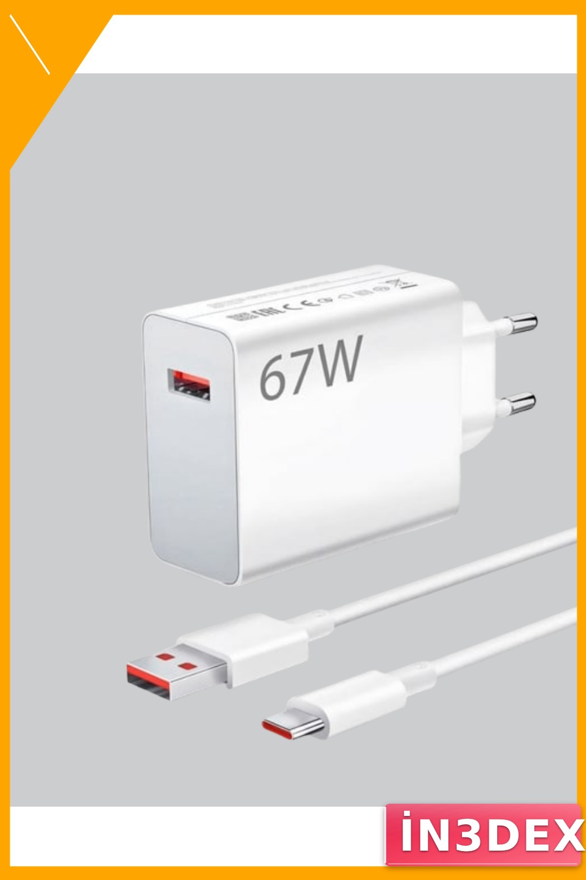 Type C Hızlı Şarj Adaptörü 67W OnePlus Uyumlu