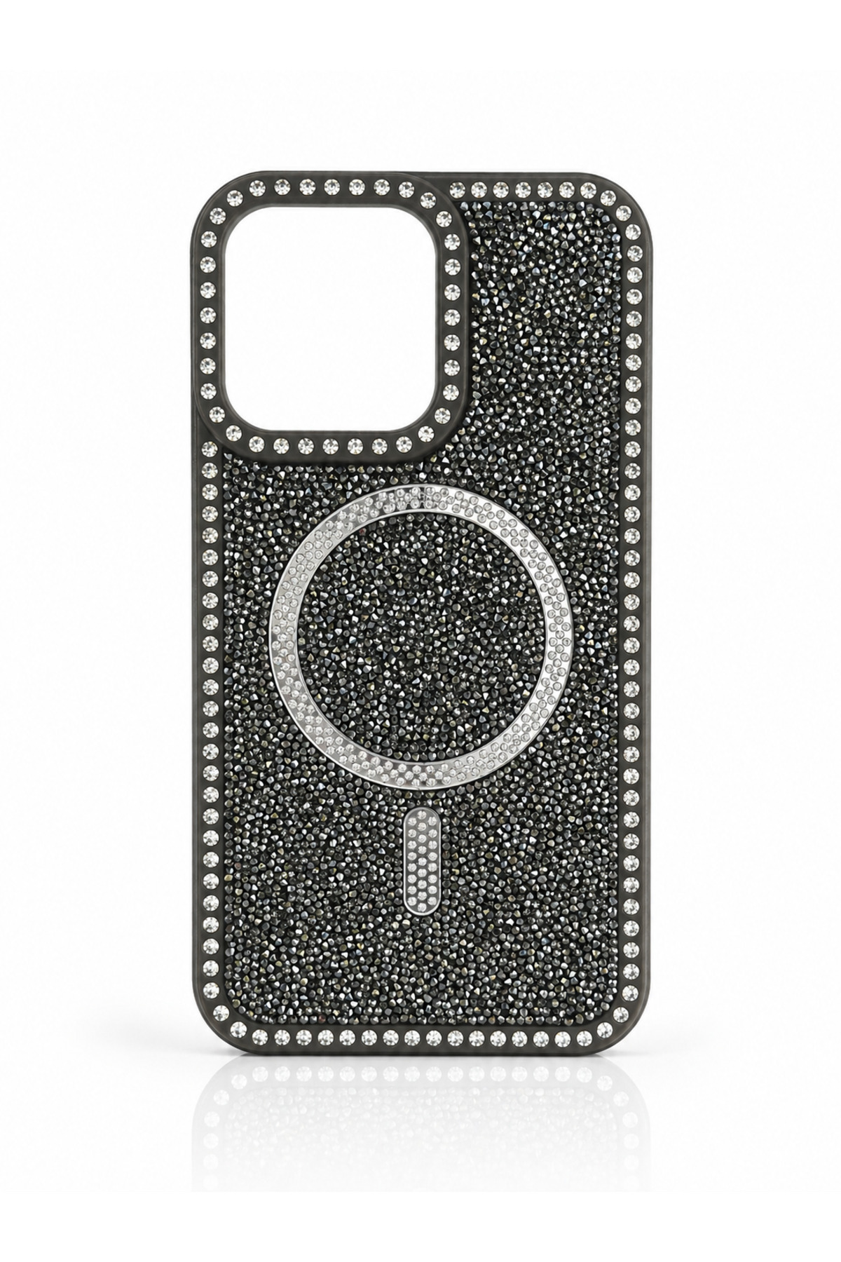 Premium Gem ONLY İPHONE 13 COMPATIBLE Luxury Phone Case with Stylish Aesthetic Elegant Diamond Gem Standing Out WITH Sparkly Gem Details...