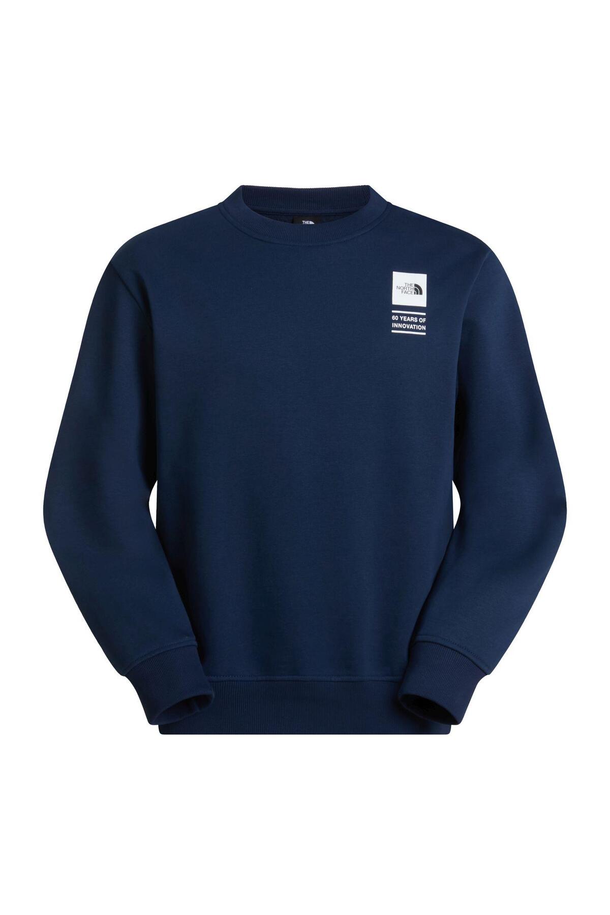 THE NORTH FACE U TNF CELEBRATION RELAXED CREW-GRAPHIC Erkek Sweatshirt NF0A8GAT8K21 Lacivert-L
