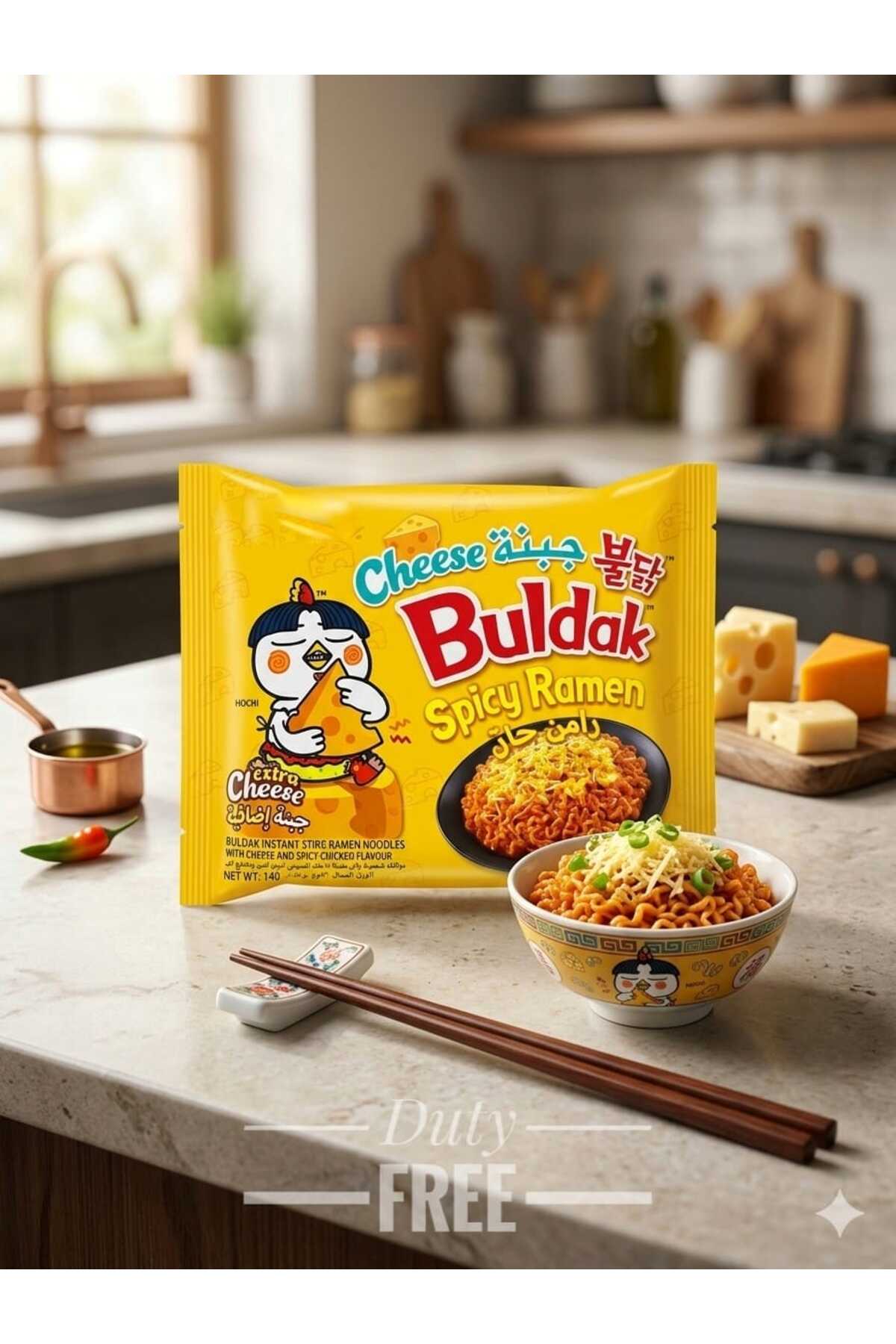 hijazigroup Buldak Cheese Hot Chicken Flavor Ramen 140GR - Fiyatı