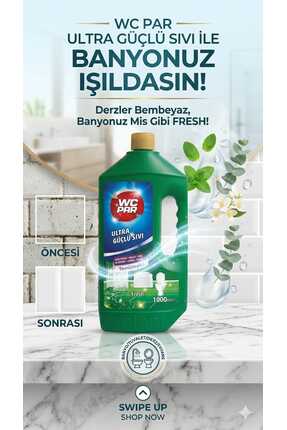 Walent Wcpar 1000 GR Ultra Güçlü Sıvı Fresh Duşakabin Derz Fayans Klozet Temi...