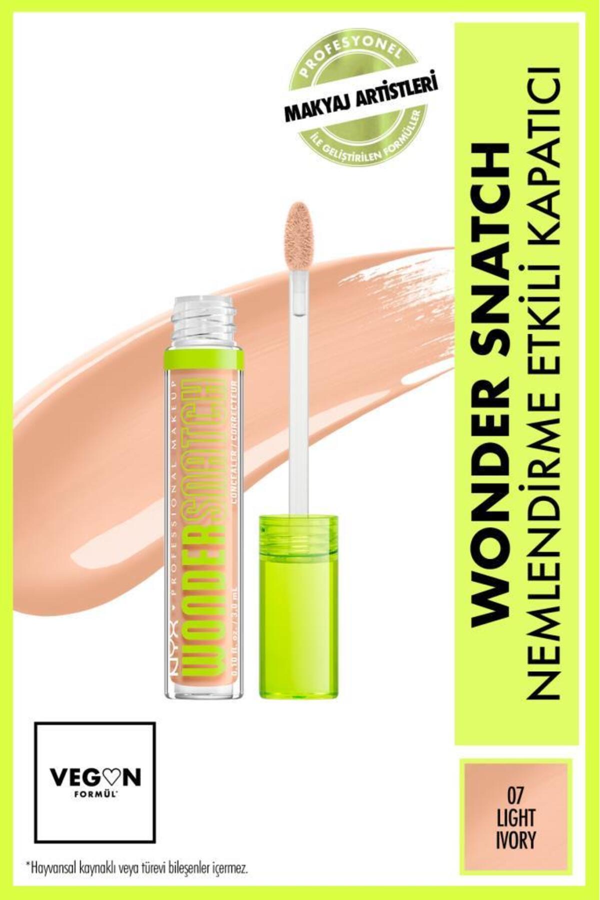 NYX Professional Makeup Wonder Snatch Nemlendirme Etkili Kapatıcı - 07 Light Ivory - Fiyatı, Yorumları