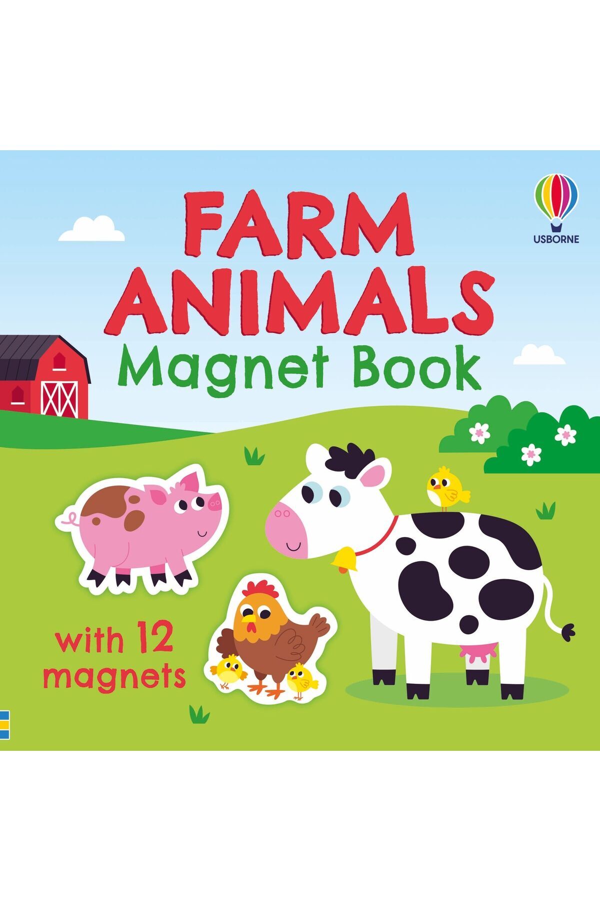 Usborne Βιβλίο με μαγνήτες με ζώα του αγροκτήματος