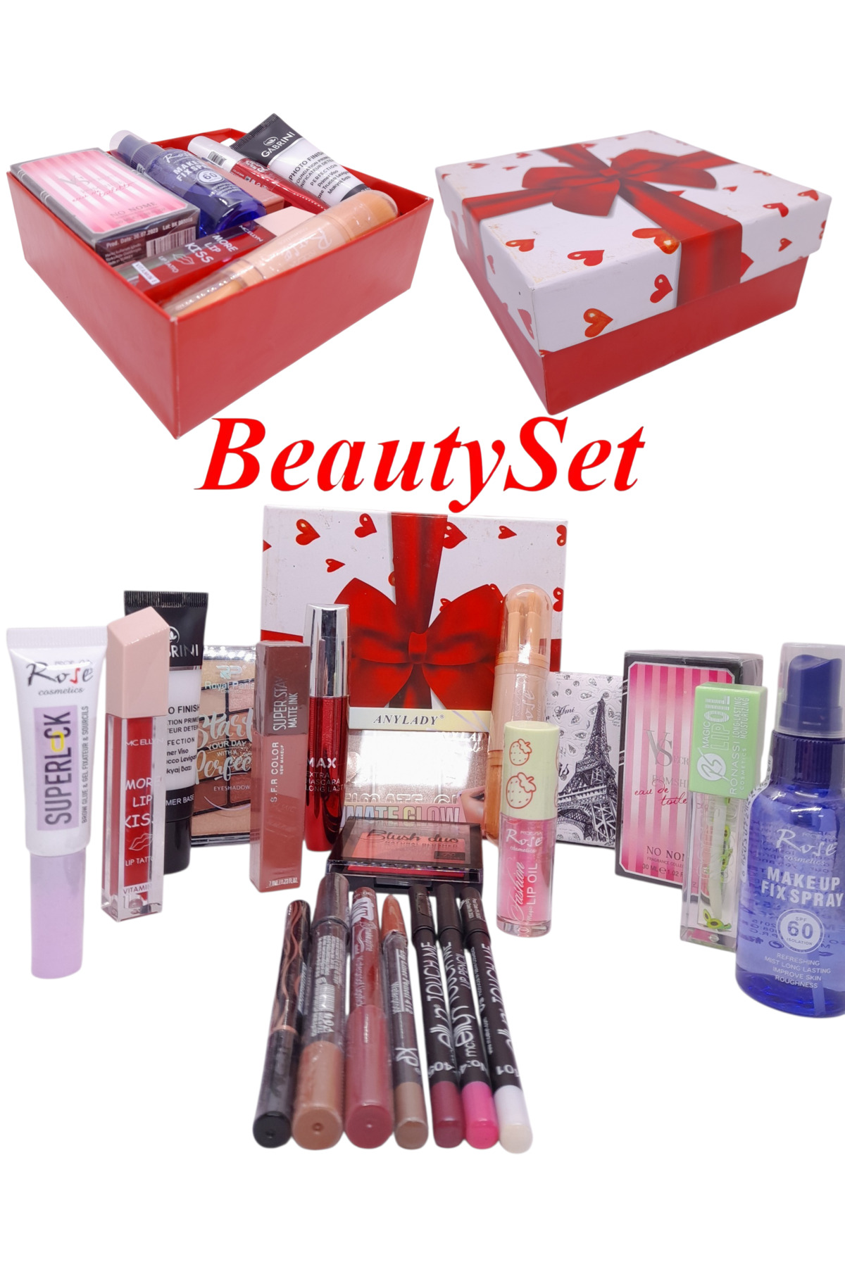 BeautySet 22 Parça Hediye Makyaj Seti Paketi Anneler Günü Hediyesi 113403 - Fiyatı, Yorumları