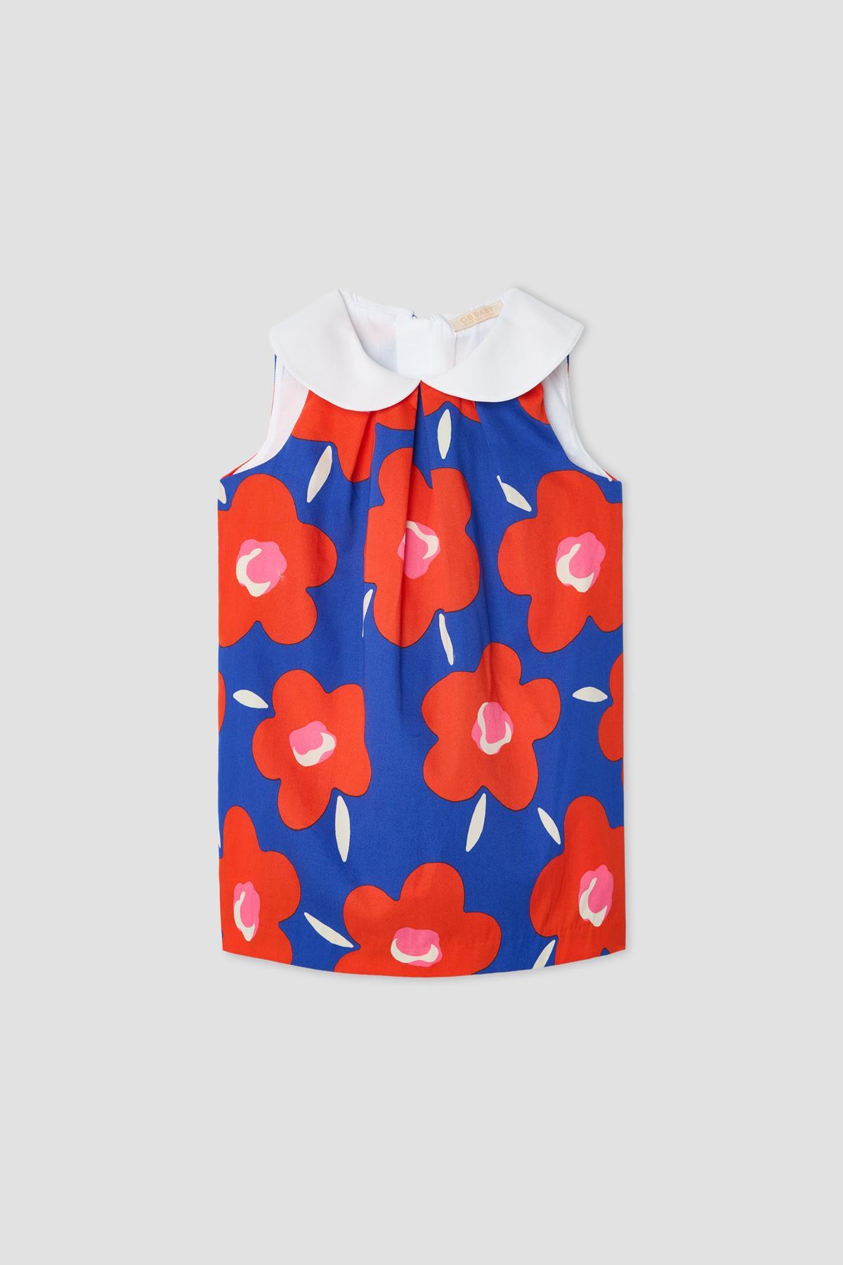 GB Baby BG Store Kız Bebek Desenli Elbise
